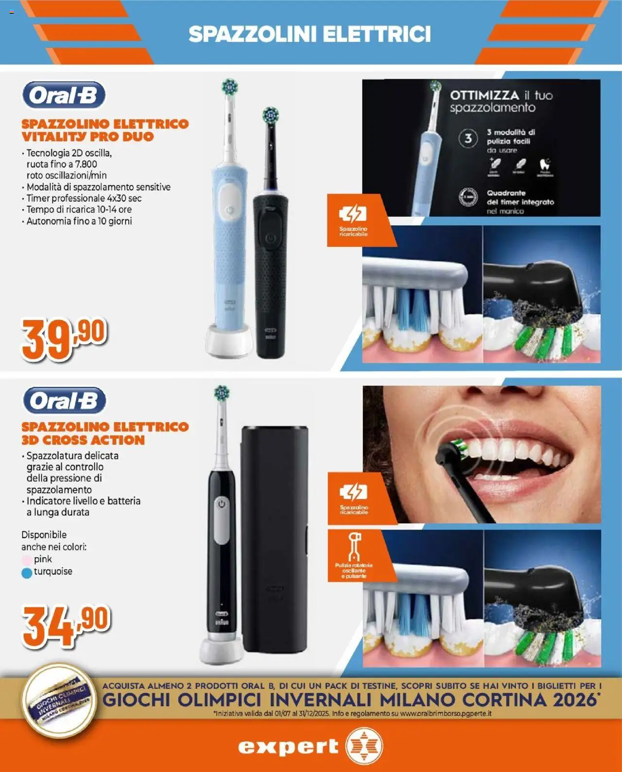 Volantino Expert del 02.10.2025 | Pagina: 4 | Prodotti: Spazzolino, Spazzolino elettrico, Batteria