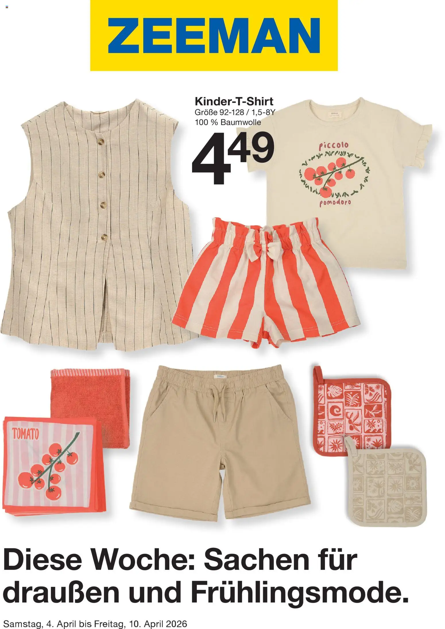 Zeeman Prospekt 	 – gültig ab 04.04.2026 | Seite: 1