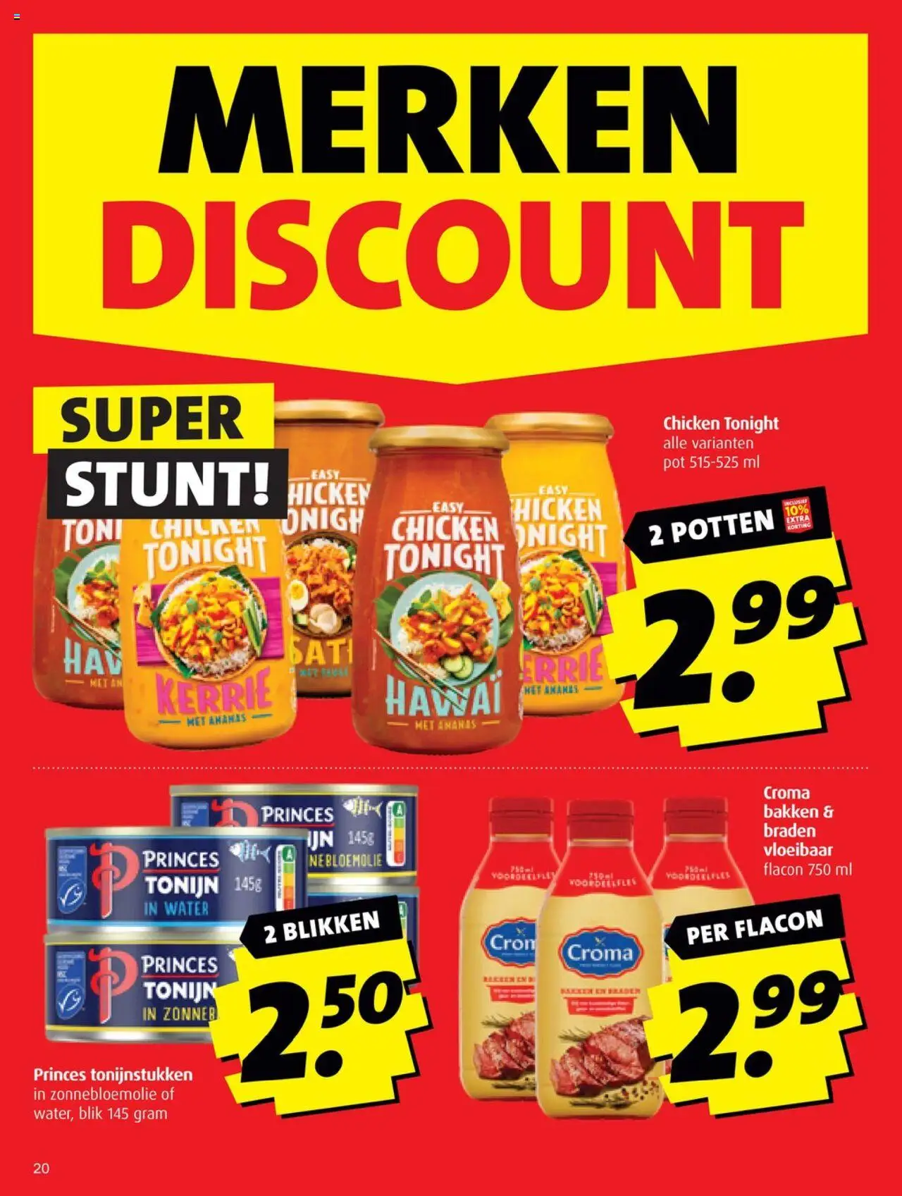  | Pagina: 20 | Producten: Ananas, Pot, Tonijn, Festék