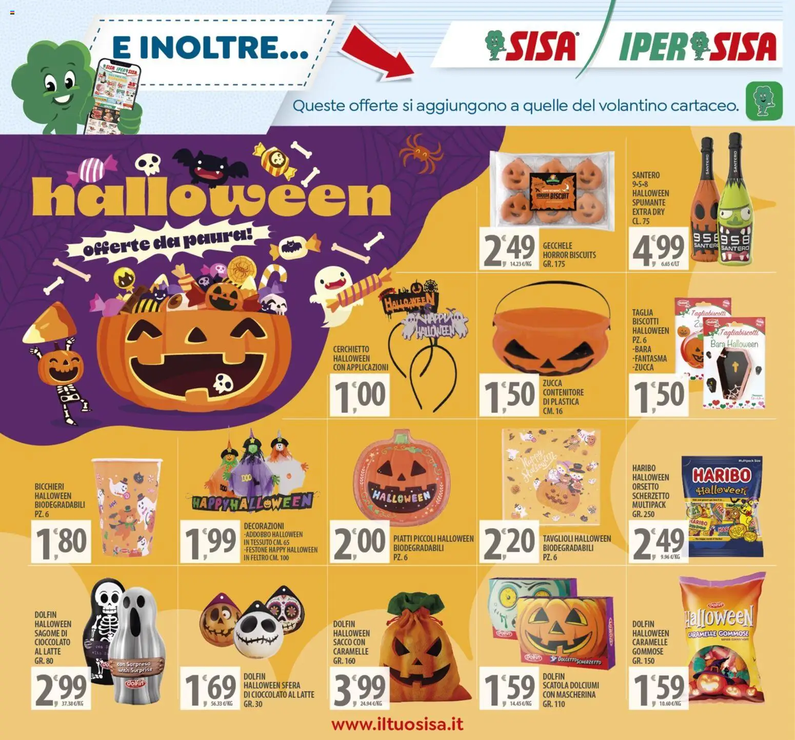 Volantino SISA del 24.10.2025 | Pagina: 18 | Prodotti: Cioccolato, Biscotti, Contenitore, Scatola