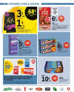 E.Leclerc - Prévisualisation de CAPSULES DE CAFÉ "L'OR ESPRESSO", 52 g. Le kg: 69,04 €. Par 2 (104 g): 4,74 € au lieu de 7,18 €. Le kg: 45,58 €. Différentes variétés (1) valide à partir de 20.01.2026 | Page: 32