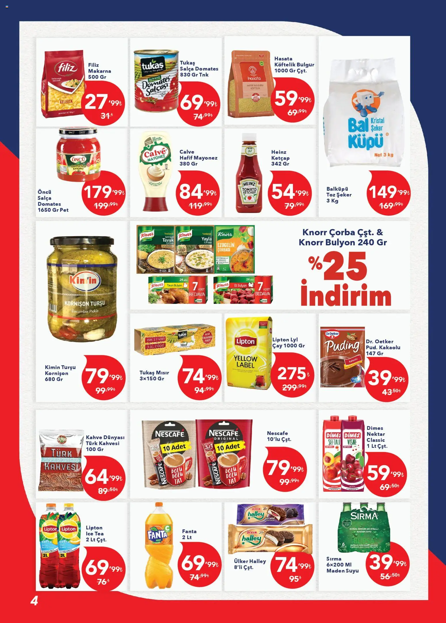 Kim Market Katalog - Ege Insert - 02.03.2026 tarihinden itibaren geçerlidir | Sayfa: 4 | Ürünler: Mayonez, Toz şeker, Fanta, Ice tea