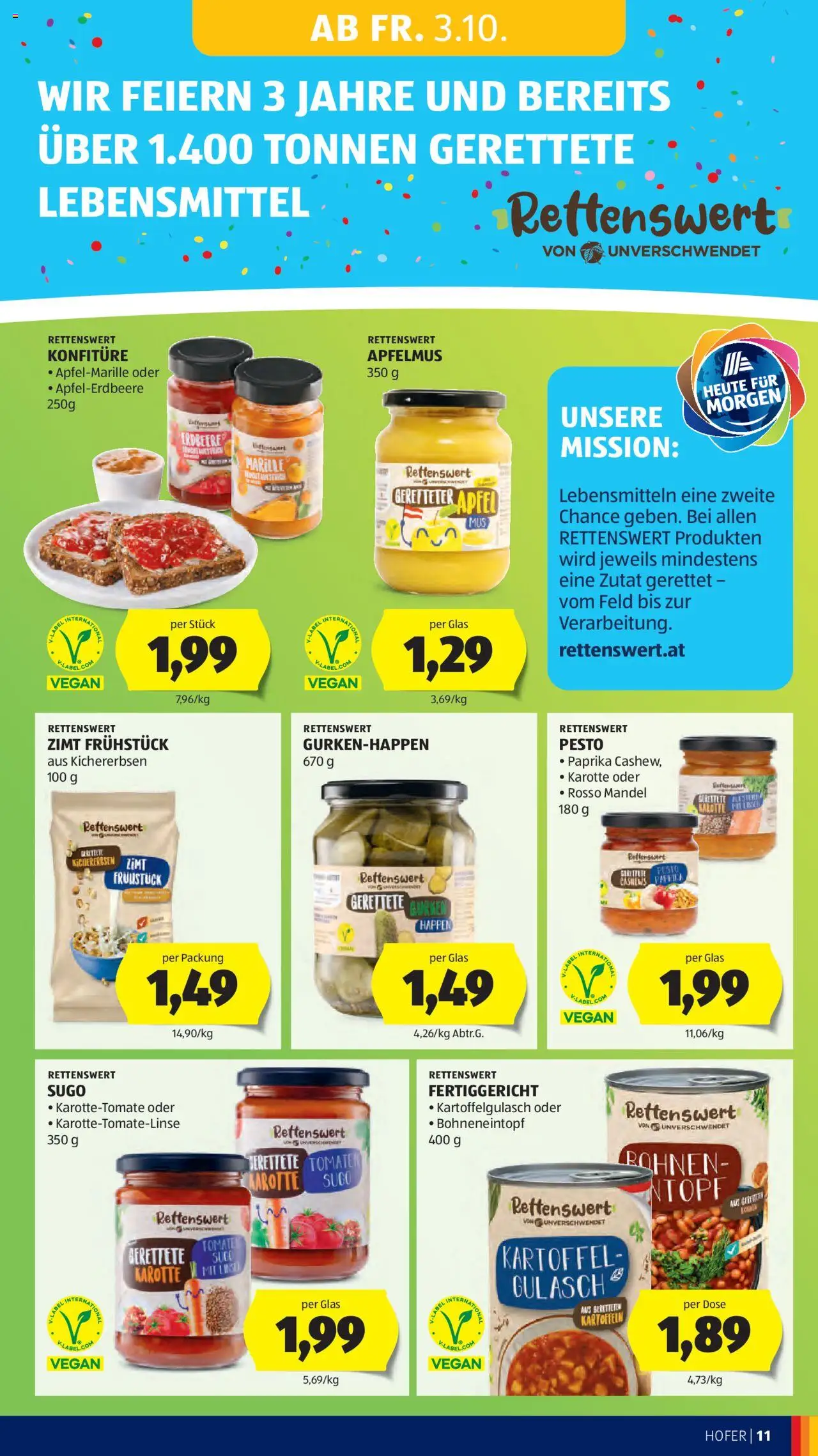 Hofer Flugblatt gültig ab 03.10.2025 | Seite: 13 | Produkte: Karotte, Kartoffeln, Libacomb, Tomaten