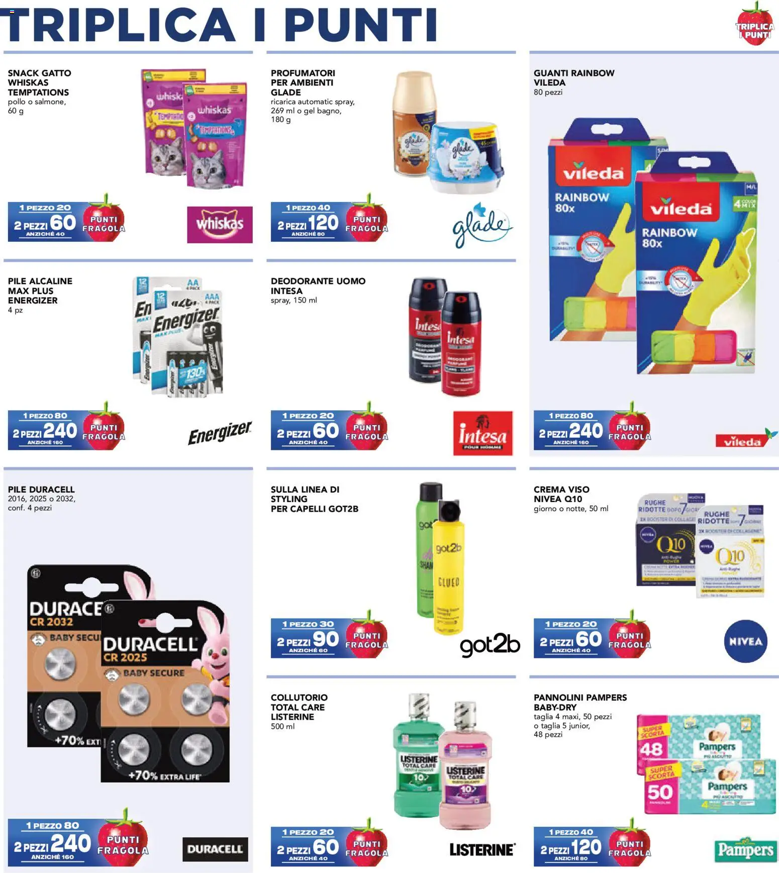 Volantino Esselunga S del 29.01.2026 | Pagina: 6 | Prodotti: Crema, Deodorante, Pollo, Pampers