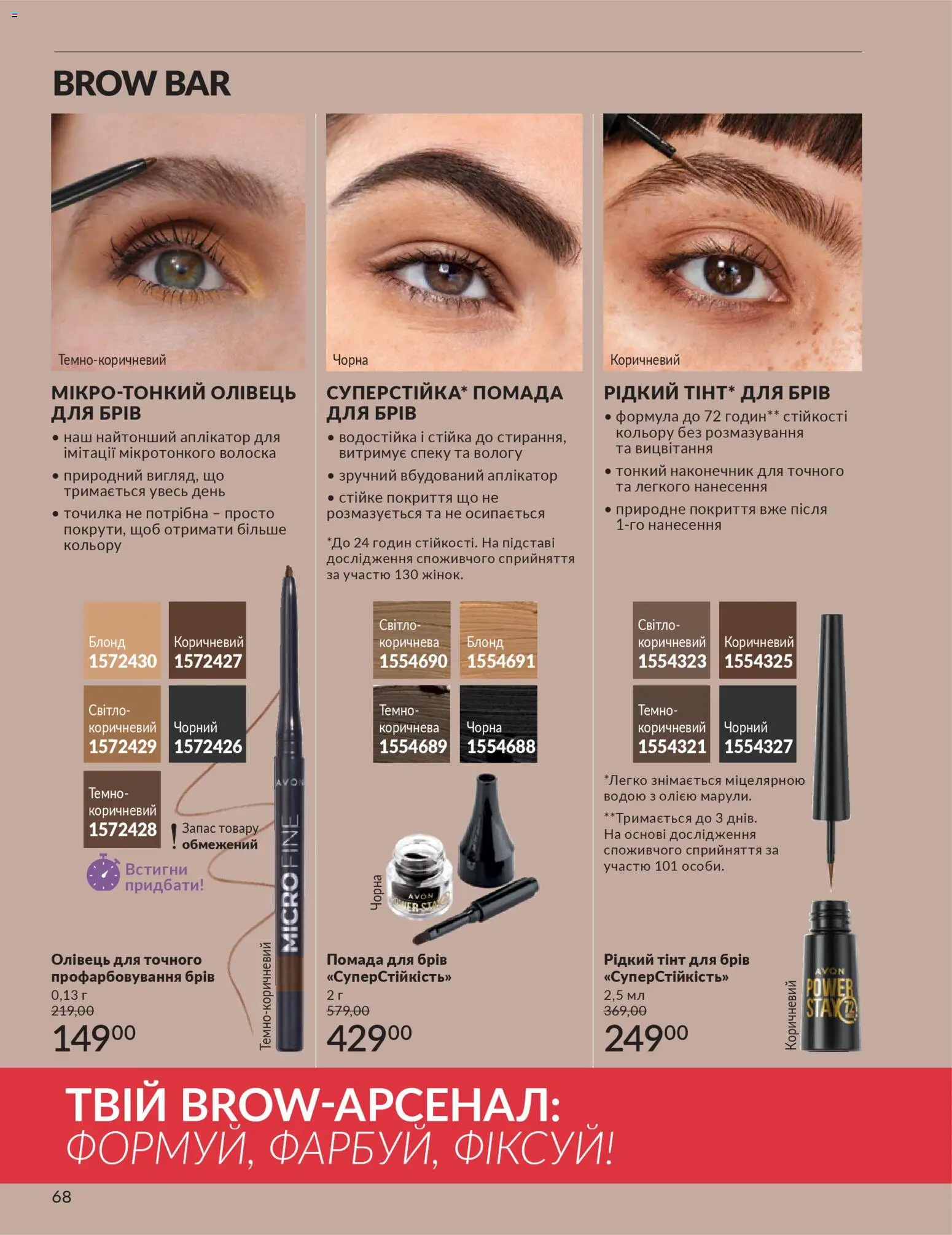 AVON Kаталог - дійснийкції з 01.03.2026 | Сторінка: 66 | Товари: Помада, Точилка