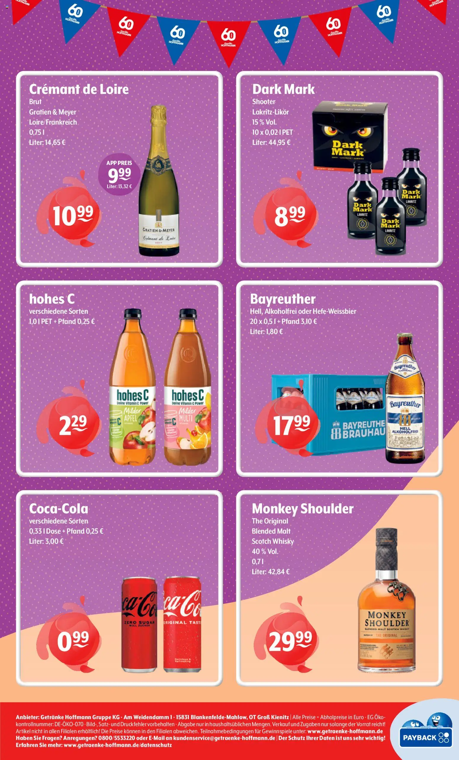 Getränke Hoffmann - Brandenburg – gültig ab 27.04.2026 | Seite: 8 | Produkte: Whisky, Äpfel, Hohes c