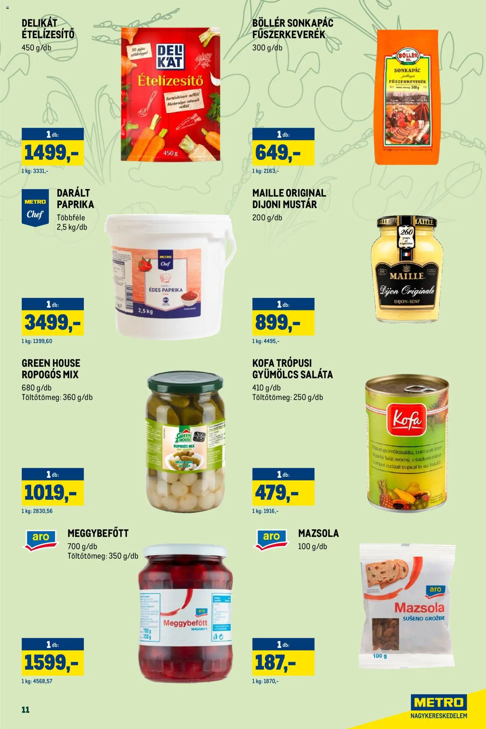 Metro akciós ujság - amely érvényes a következő dátumtól: 01.03.2026 | Oldal: 11