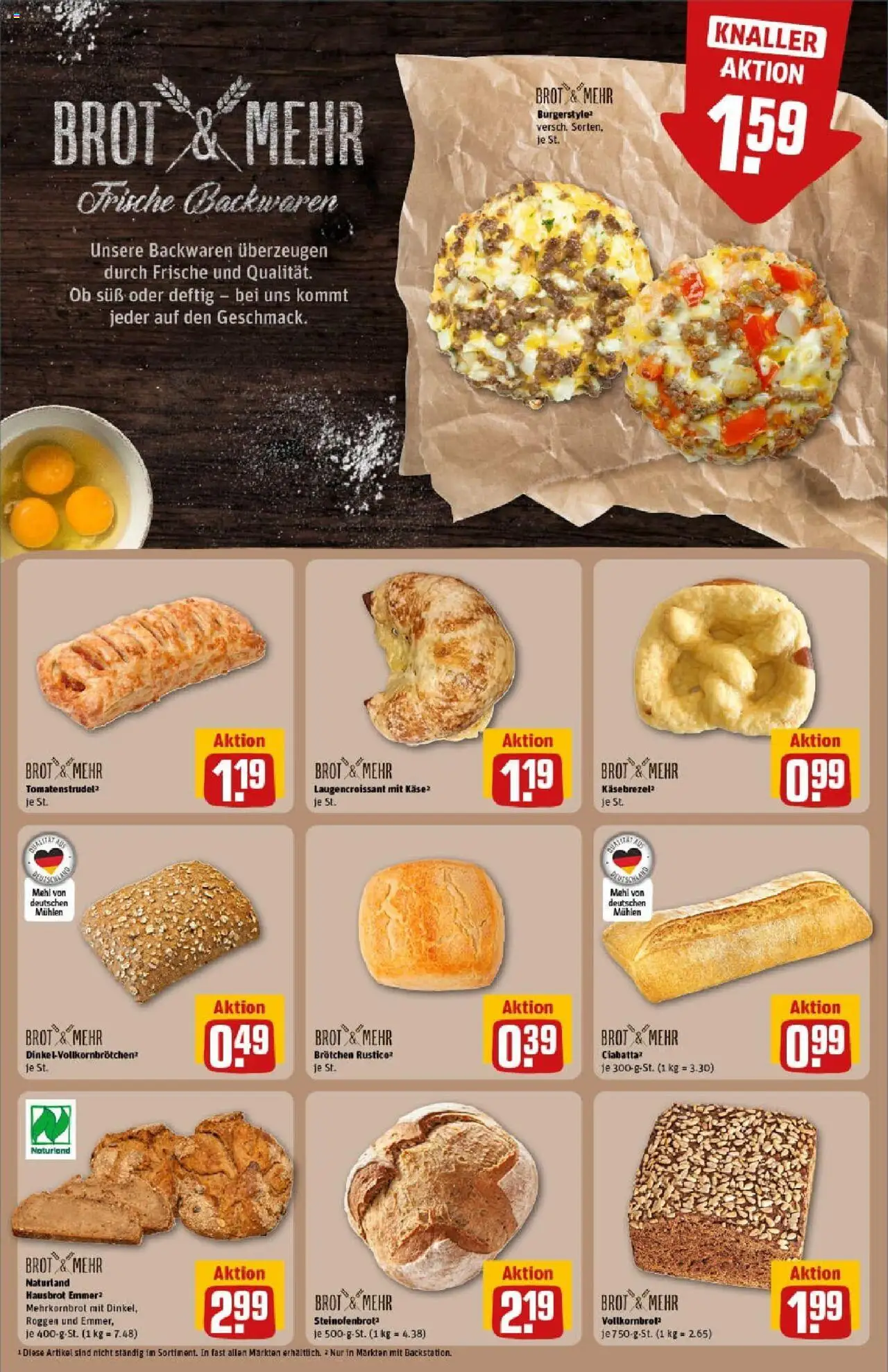 Rewe prospekt Heppenheim	 - gültig ab dem 06.07.2025 | Seite: 23 | Produkte: Mehl, Käse, Vollkornbrot, Brot