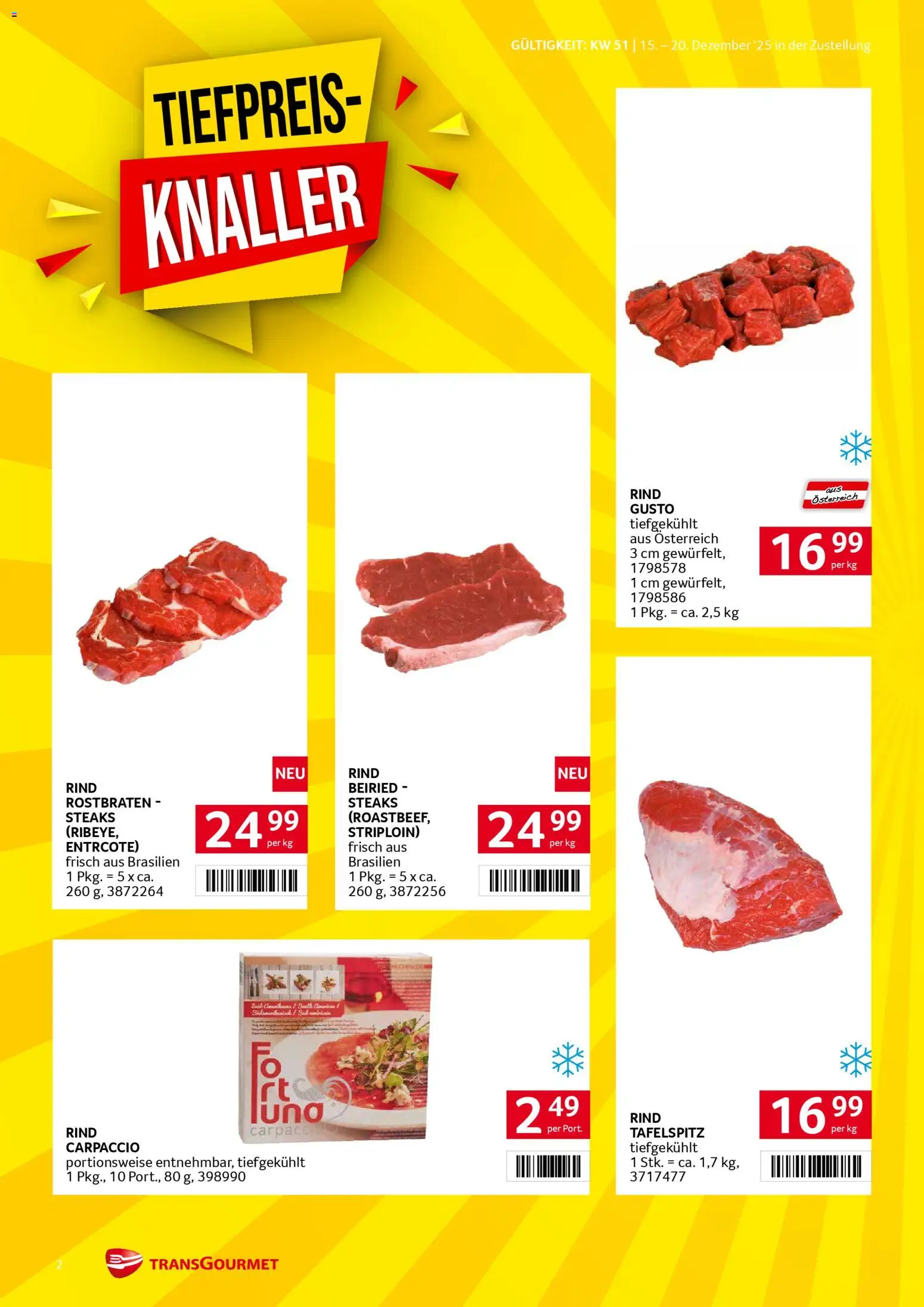 Transgourmet Zustellaktion gültig ab 15.12.2025 | Seite: 2