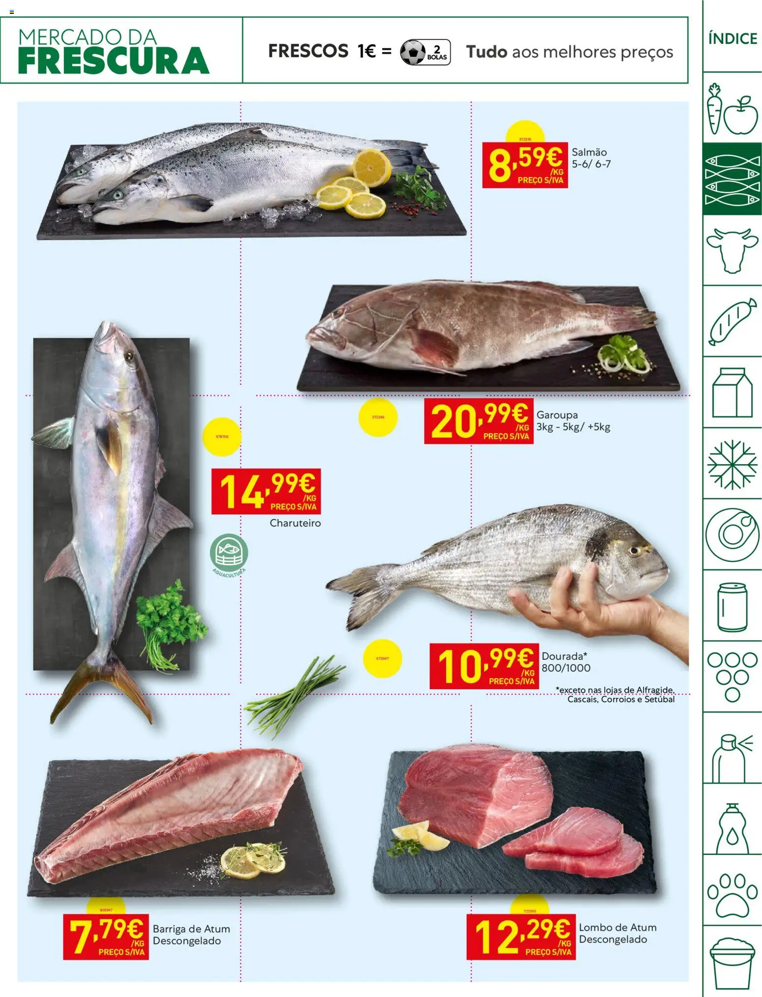 Recheio folheto │ válido de 28.04.2026 | Página: 5 | Produtos: Atum, Salmão, Lombo