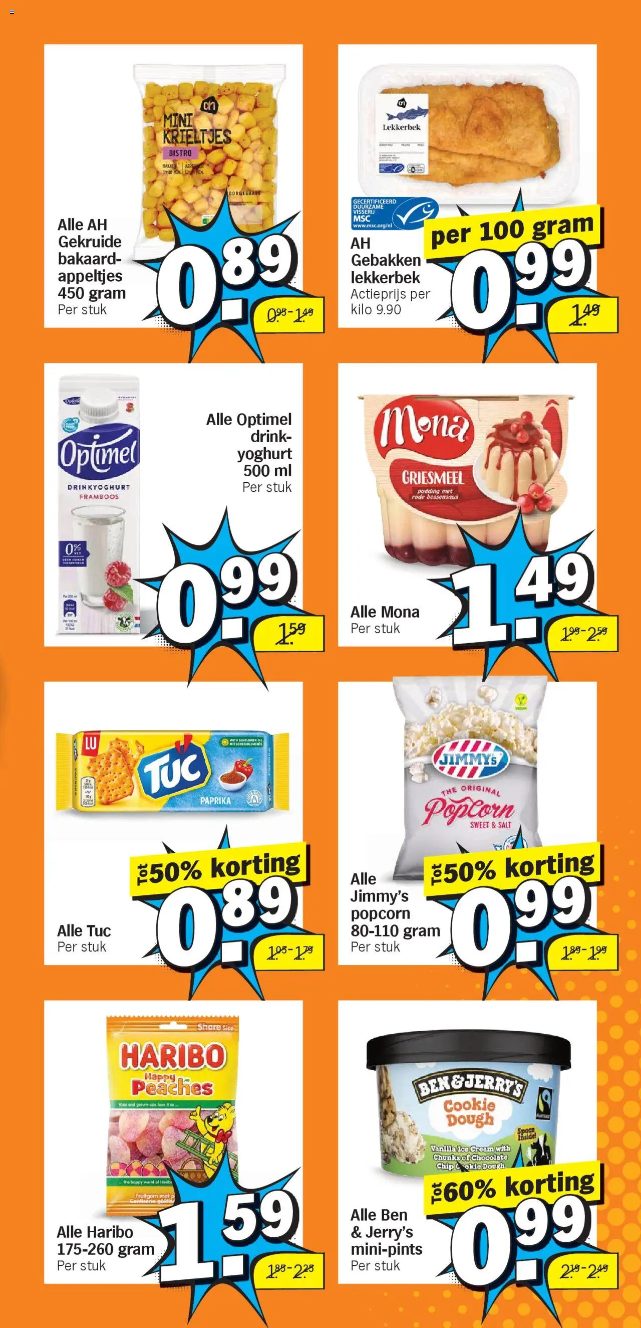 {H1} | Pagina: 14 | Producten: Yoghurt, Krieltjes, Kész piskótalap, Fruit