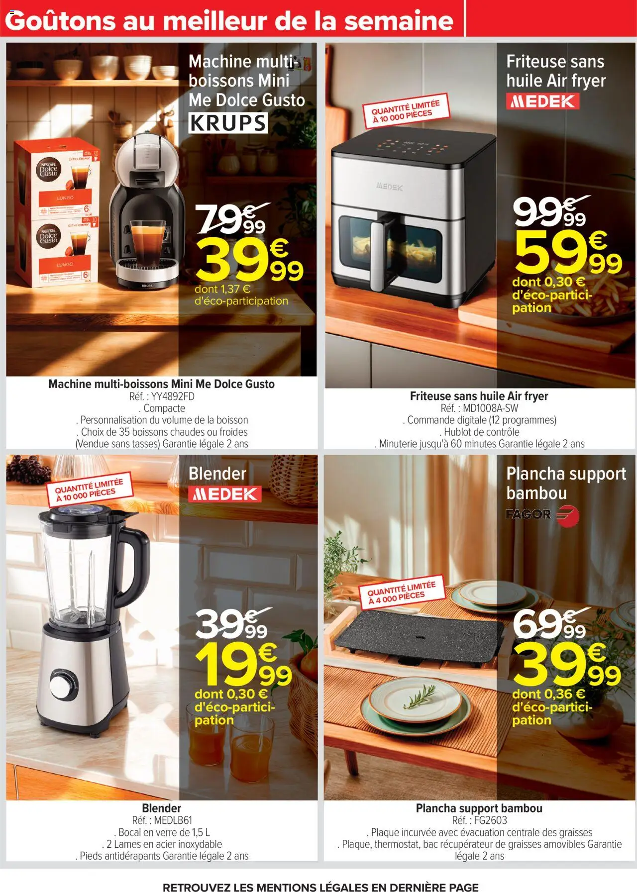  | Page: 53 | Produits: Dolce Gusto, Friteuse, Krups, Tasses