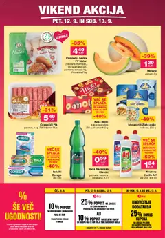 Novi Mercator katalog ponudbe – veljaven od 11.09.2025 | Stran: 44 | Izdelki: Čevapčiči, Piščančja bedra, Kakav, Grill