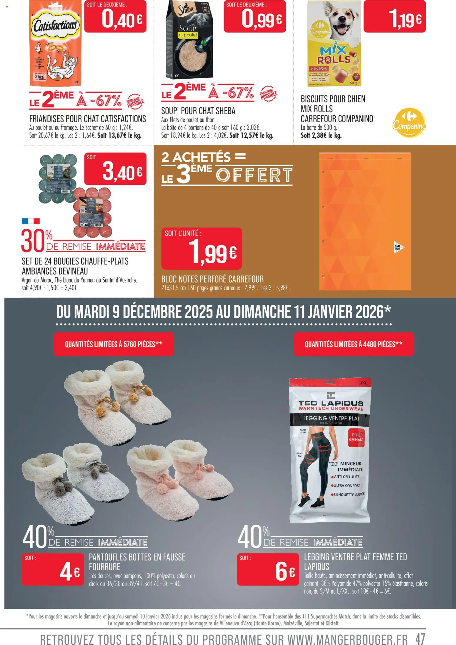 {H1} | Page: 47 | Produits: Thé, Bottes, Biscuits