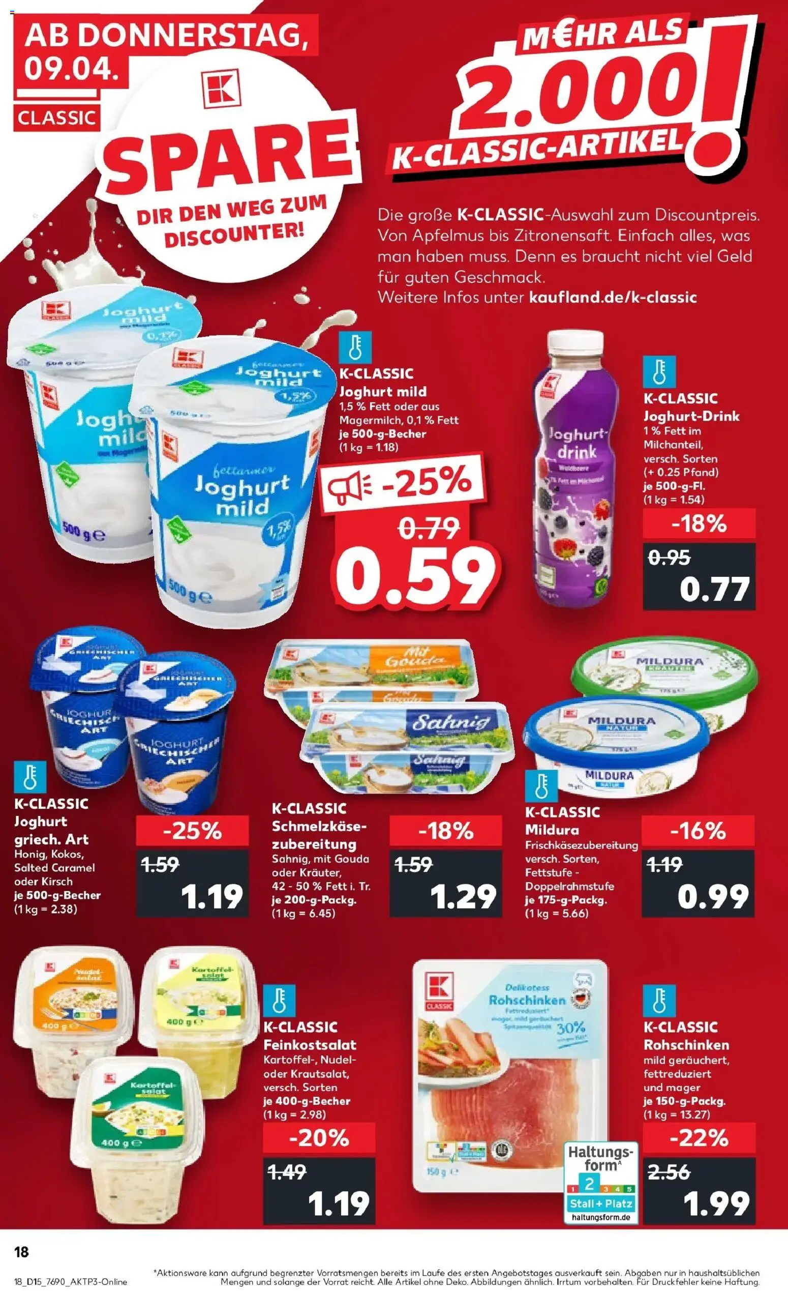 Kaufland Prospekt Kehl	 – gültig ab 07.04.2026 | Seite: 30 | Produkte: Joghurt, Gouda