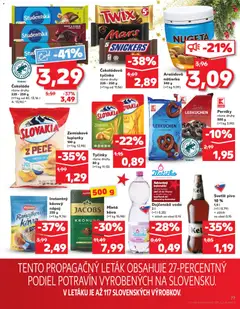 Kaufland leták platný od 18.12.2025 | Strana: 77 | Produkty: Kelt, Jacobs Krönung, Čokoláda, Voda