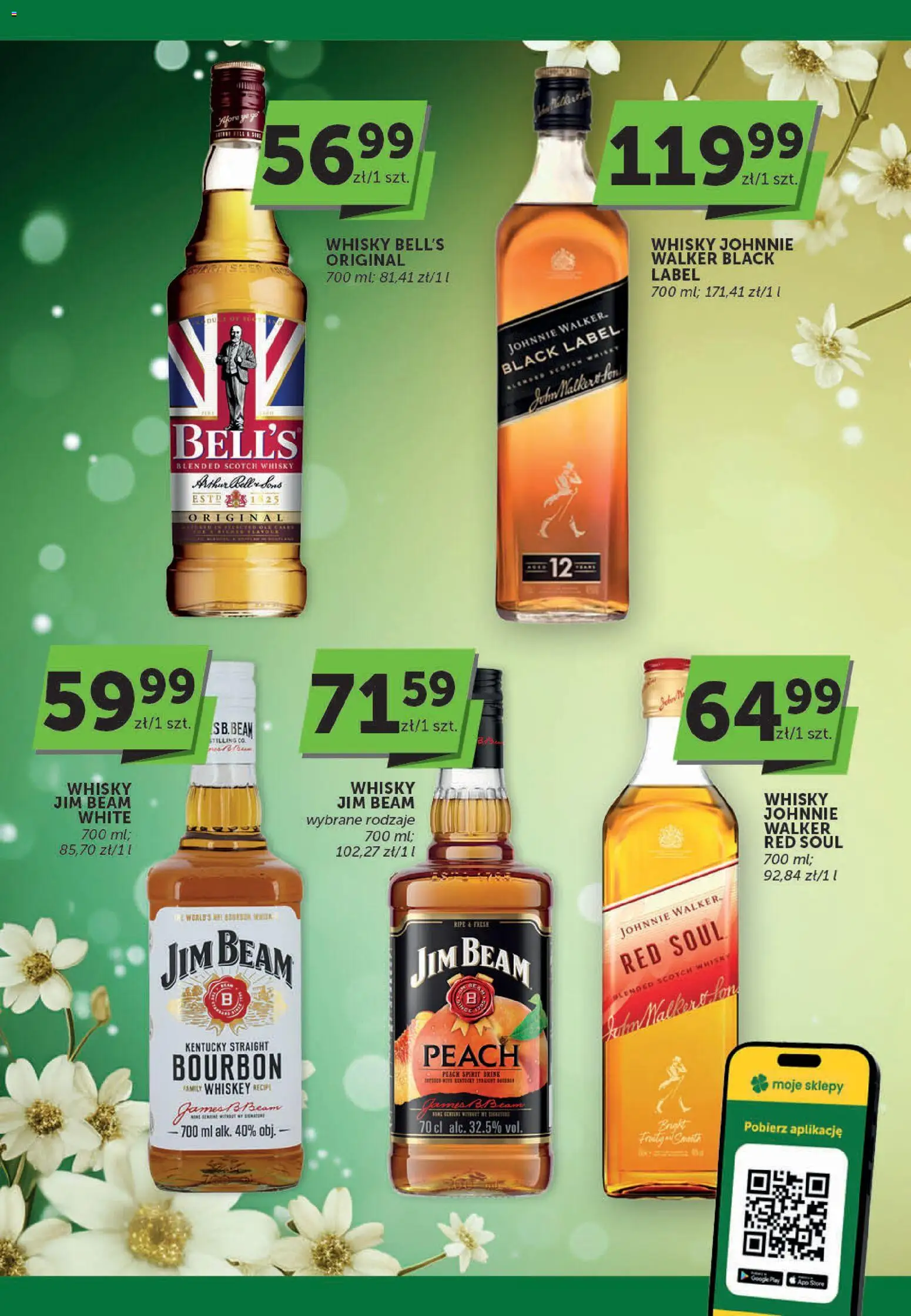 Groszek gazetka - Oferta alkoholowa od 02.04.2026 | Strona: 6 | Produkty: Bourbon, Jim Beam, Bell, Whisky