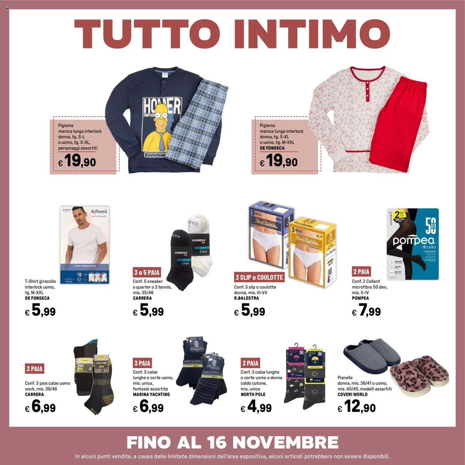 Volantino Iper del 24.10.2025 | Pagina: 37 | Prodotti: Intimo, Pigiama, Slip, Collant