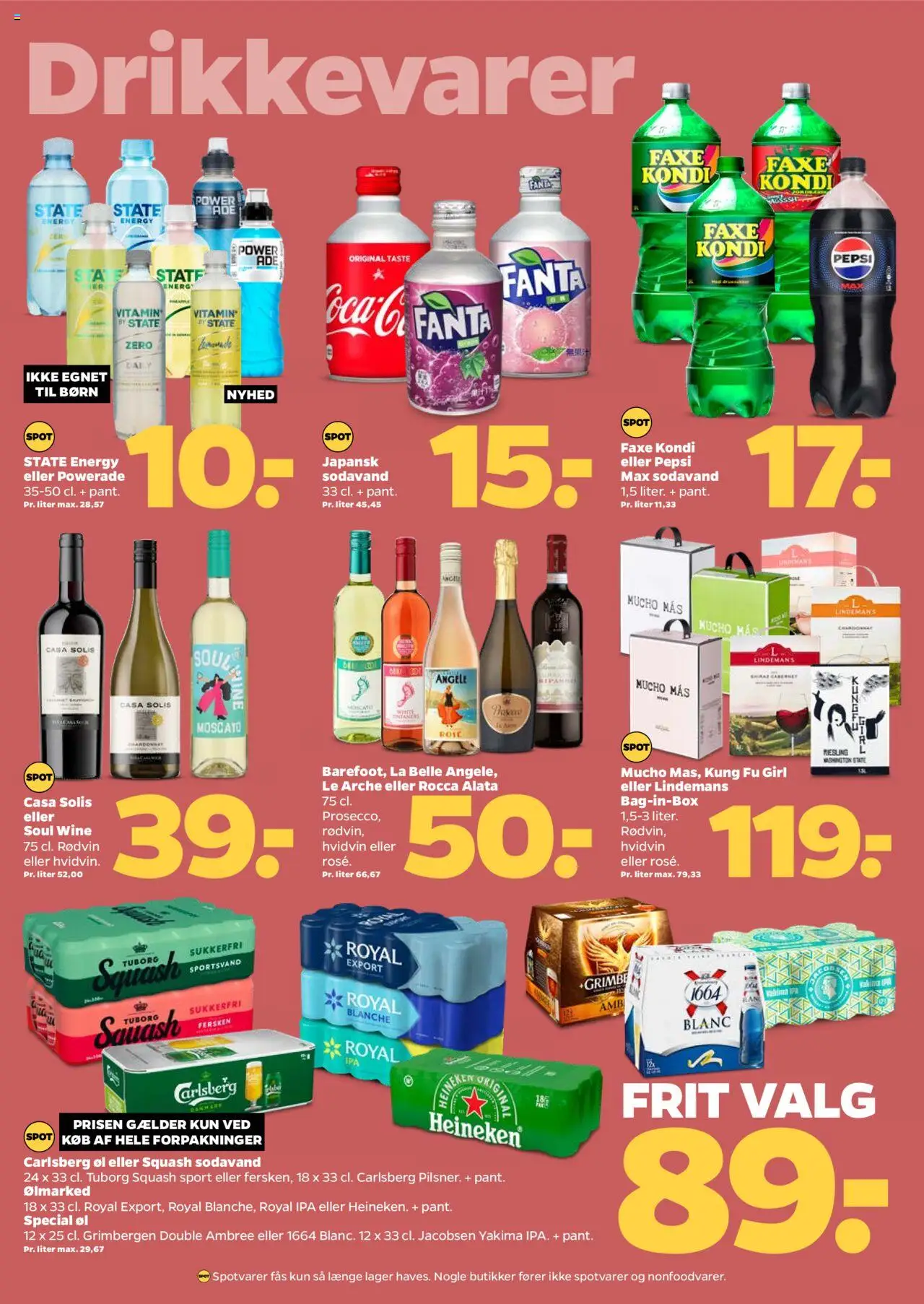 Netto Tilbudsavis gyldig fra 05.07.2025 | Side: 18 | Produkter: Sodavand, Fanta, Pepsi, Tuborg Squash