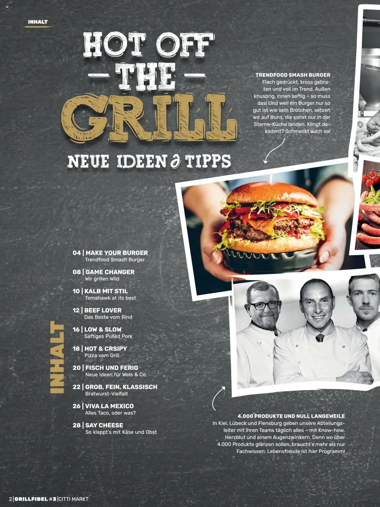 CITTI Markt Grill Fibel - gültig ab dem 25.06.2025 | Seite: 2 | Produkte: Grill, Burger, Fisch, Obst