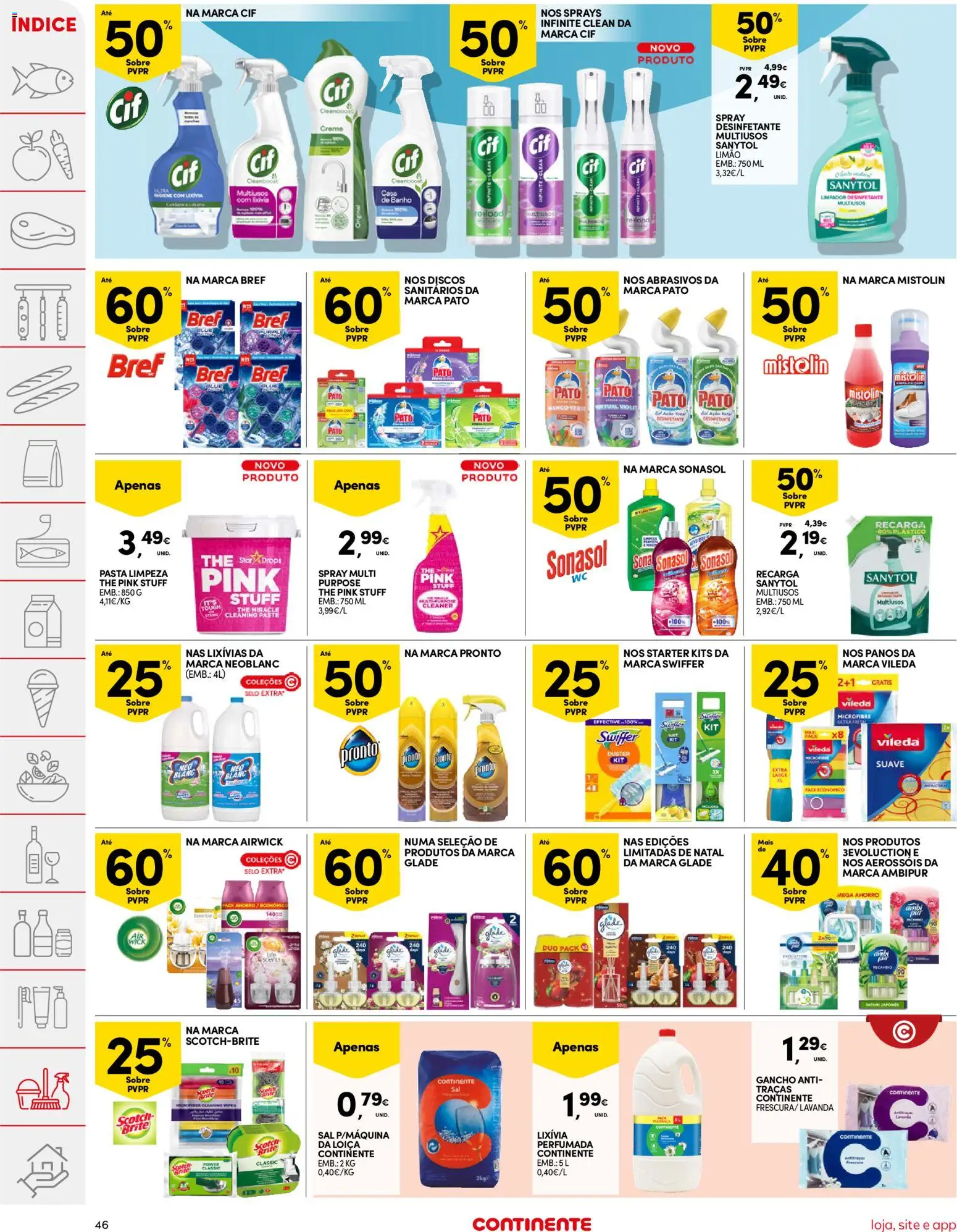 Continente folheto │ válido de 02.12.2025 | Página: 46 | Produtos: Sal, Banho, Gancho, Creme