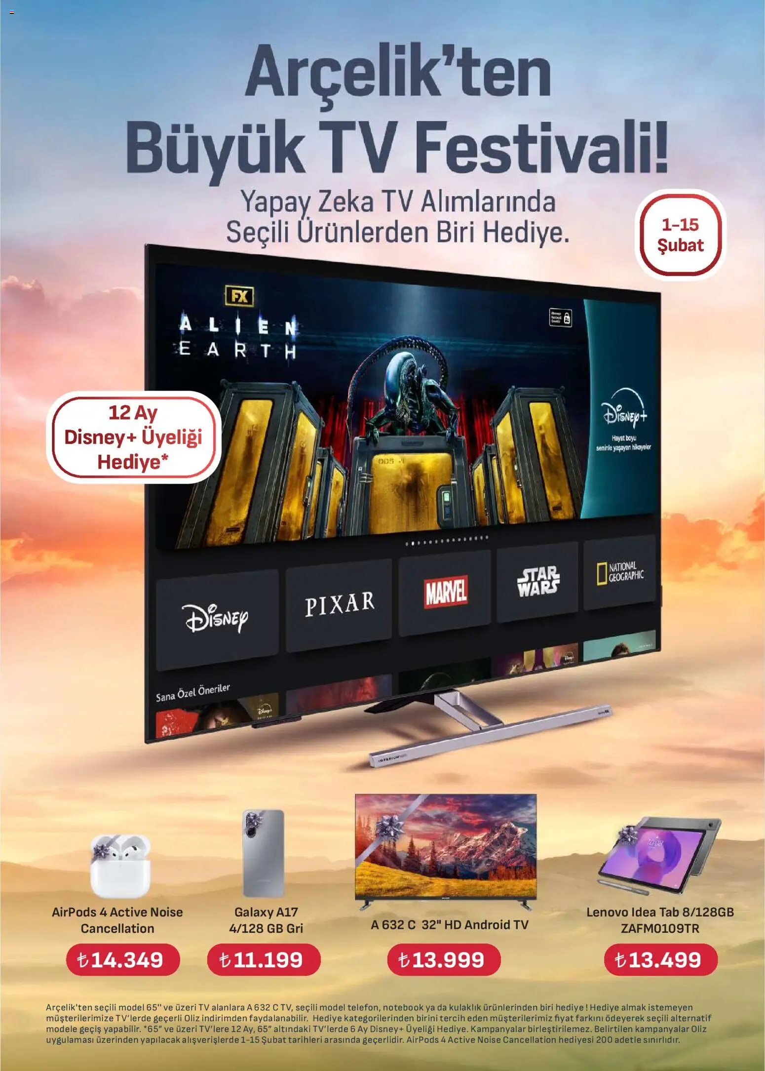 Arçelik Katalog - 01.02.2026 tarihinden itibaren geçerlidir | Sayfa: 90 | Ürünler: TV, Kulaklık