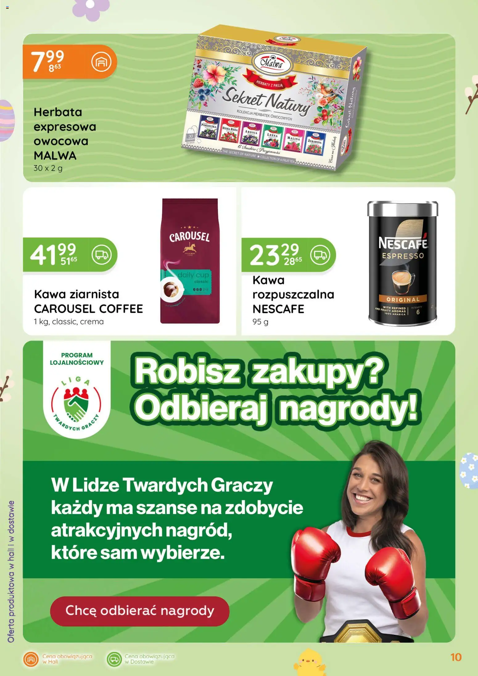 Eurocash gazetka - Kulinarka Wielkanocna od 12.03.2026 | Strona: 10 | Produkty: Malina, Kawa ziarnista, Porzeczka, Żurawina