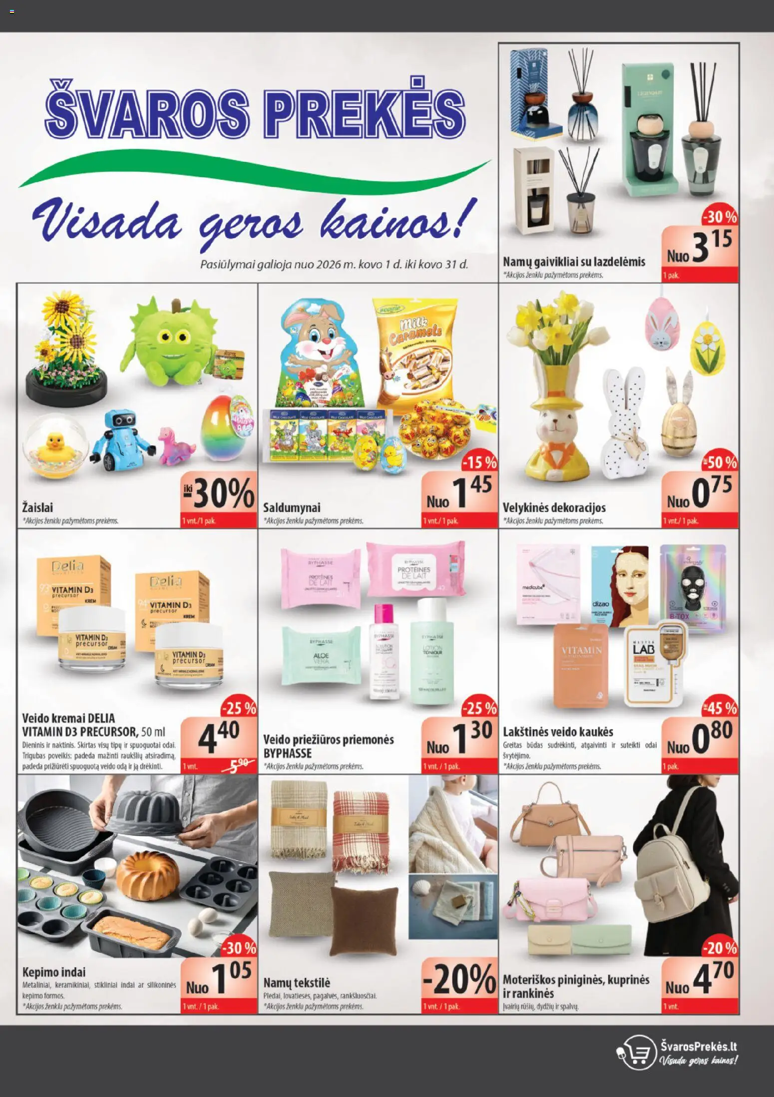 Švaros Prekés akcijos nuo 01.03.2026 | Puslapis: 1 | Prekių: Indai