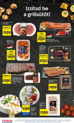 Tesco akciós ujság - amely érvényes a következő dátumtól: 14.08.2025 | Oldal: 20 | Termékek: Grillkolbász, Hús, Grill, Antipasti