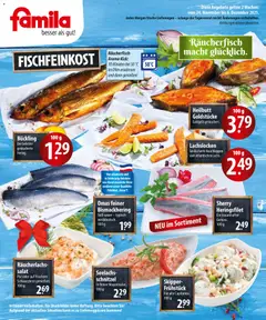 Famila  Fischmarkt ab 24.11.2025 gültig | Seite: 2 | Produkte: Ofen, Schnitzel, Räucherlachs, Salat