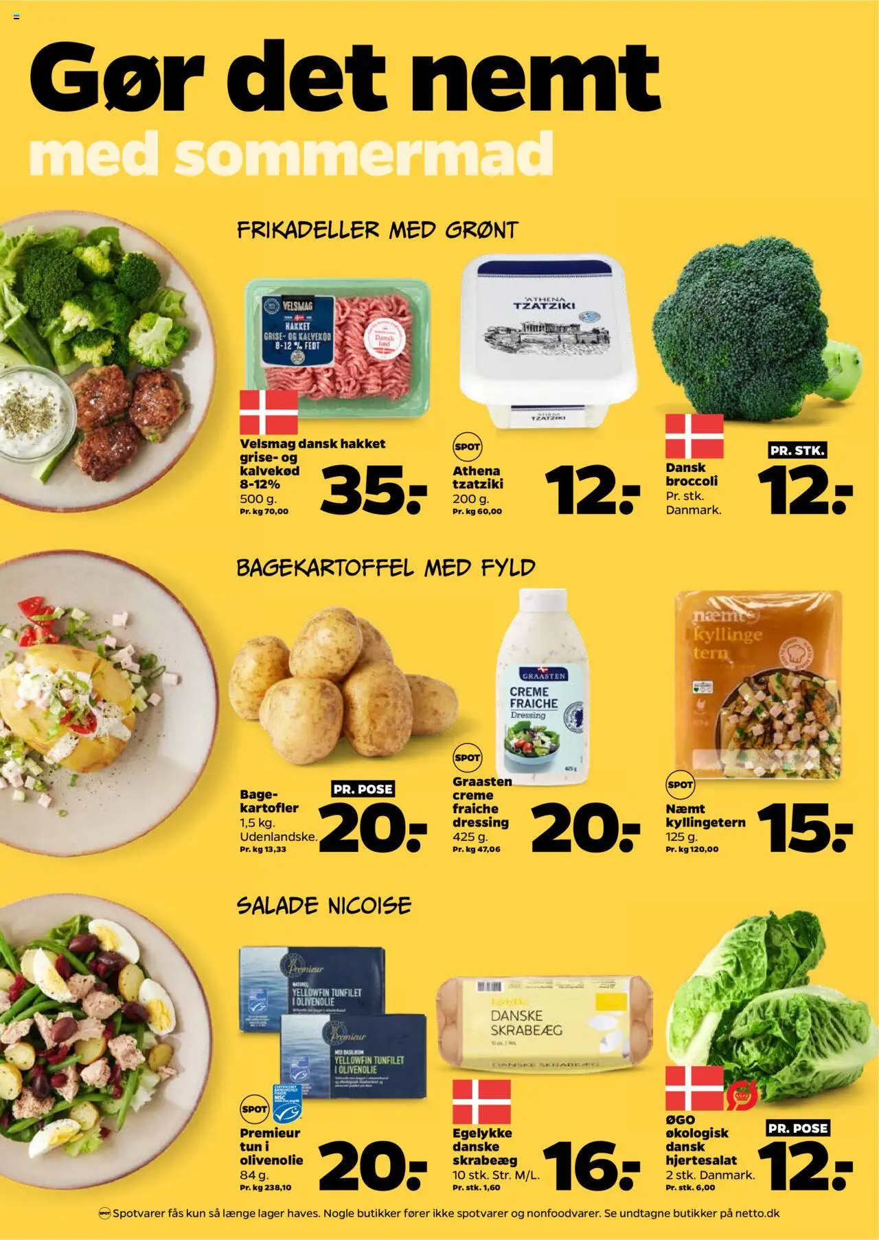 Netto Tilbudsavis gyldig fra 16.08.2025 | Side: 9 | Produkter: Creme fraiche, Kartofler, Dressing, Tun