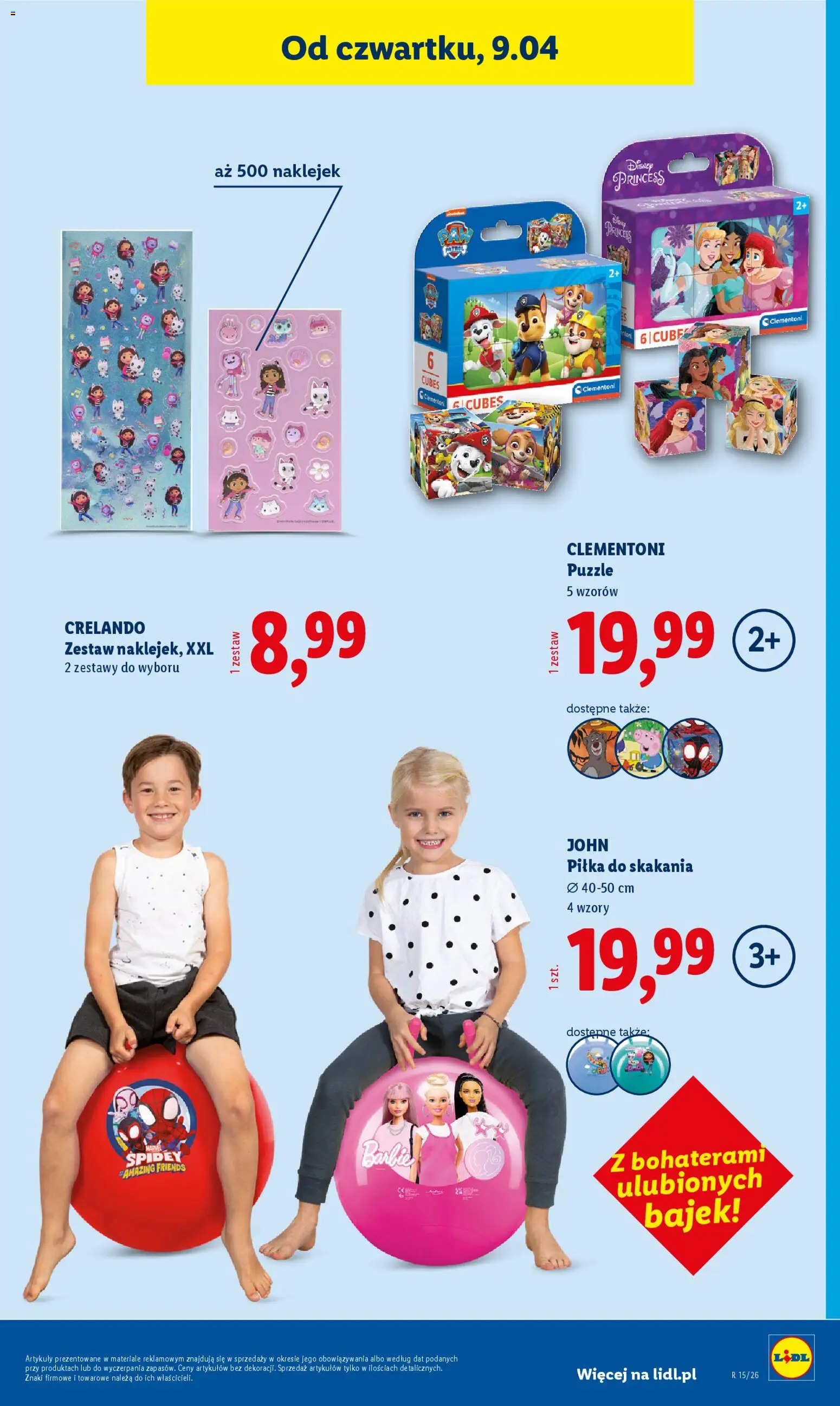 Lidl Polsko katalog od 07.04.2026 | Strana: 31 | Produkty: Puzzle, Barbie