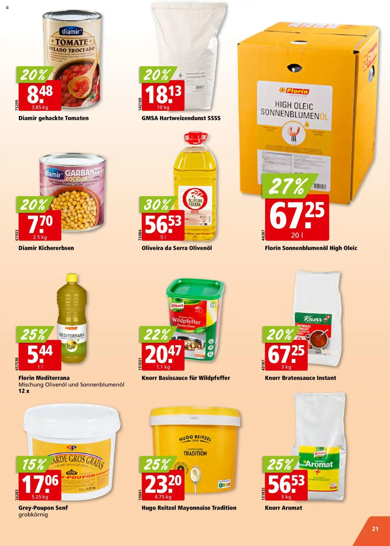 Aligro Aktionen – gültig ab 20.10.2025 | Seite: 21 | Produkte: Tomaten, Mayonnaise