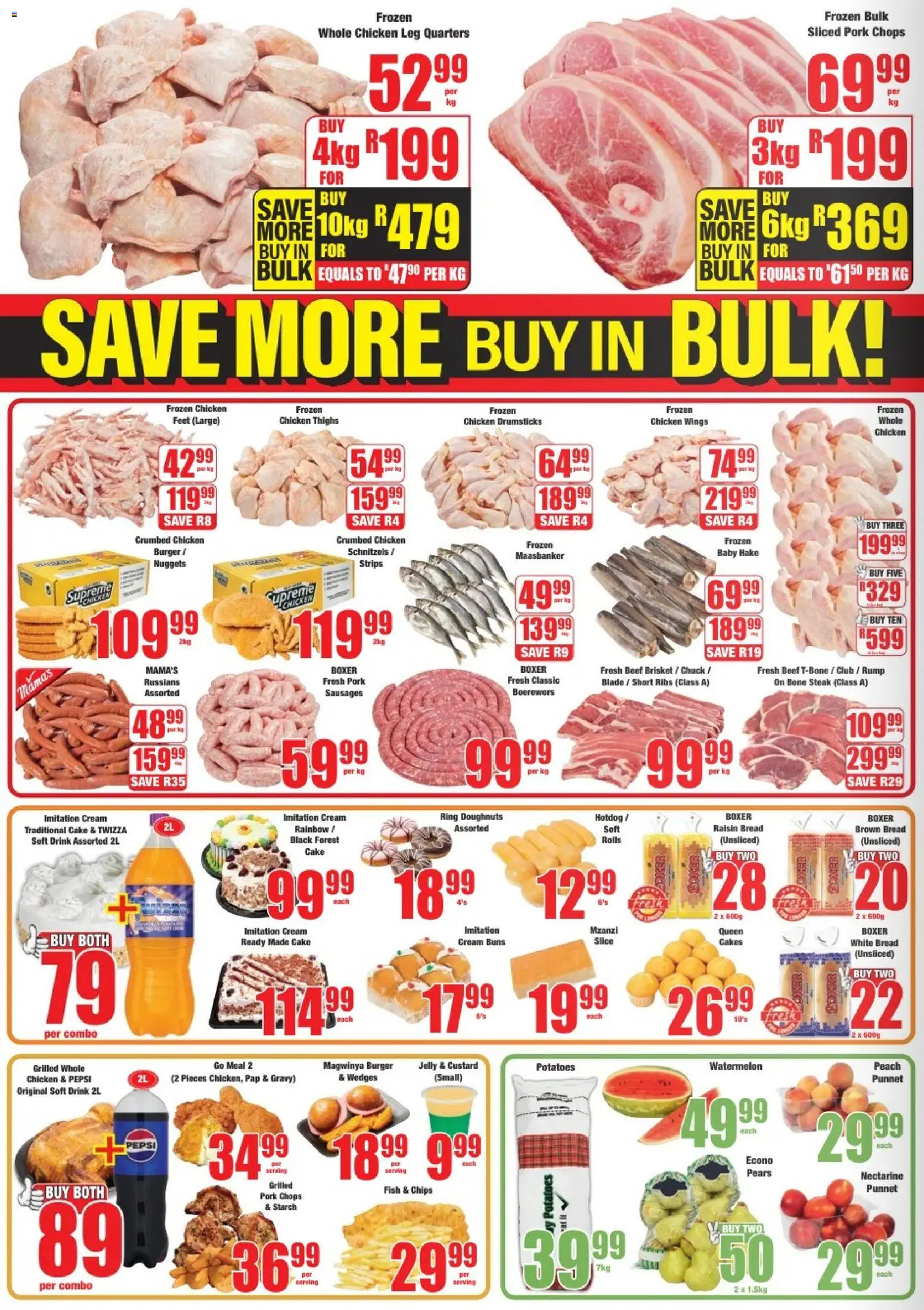 New Boxer catalogue – valid from 20.11.2025 | Page: 2 | Products: Custard, Ribs, Chicken, Fish