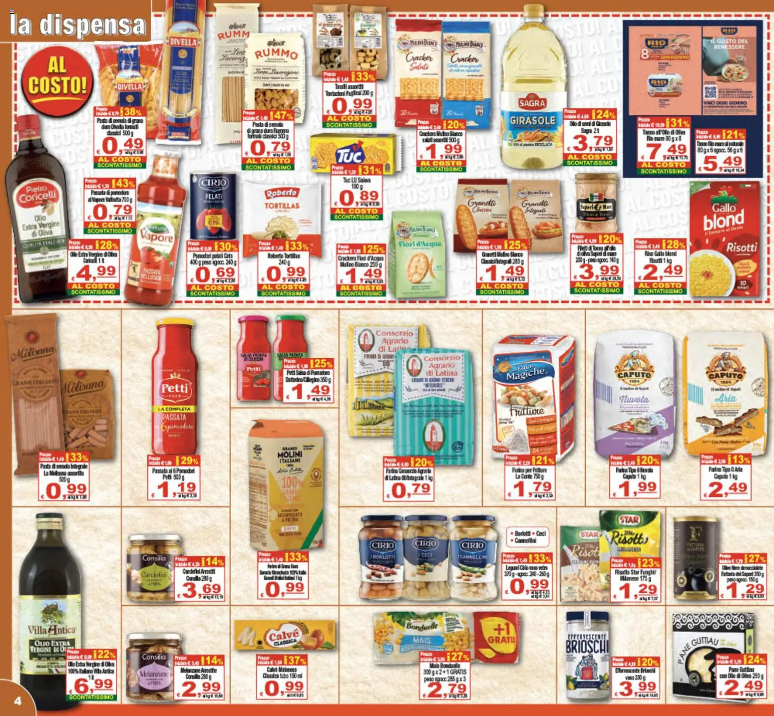 Volantino CTS del 17.04.2026 | Pagina: 4 | Prodotti: Riso, Ceci, Tortillas, Taralli