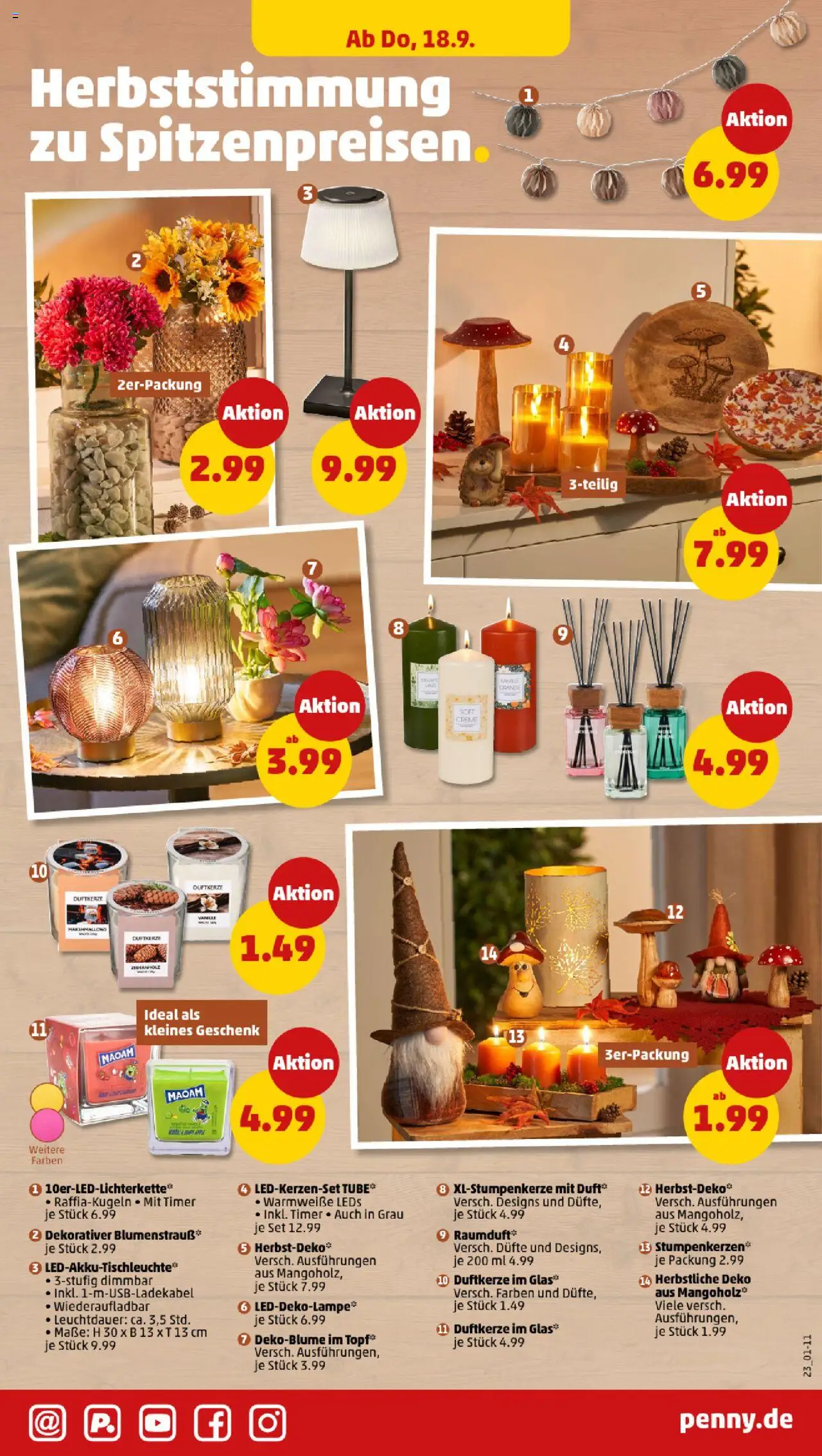 Penny Prospekt 	 – gültig ab 15.09.2025 | Seite: 25 | Produkte: Duft, Creme