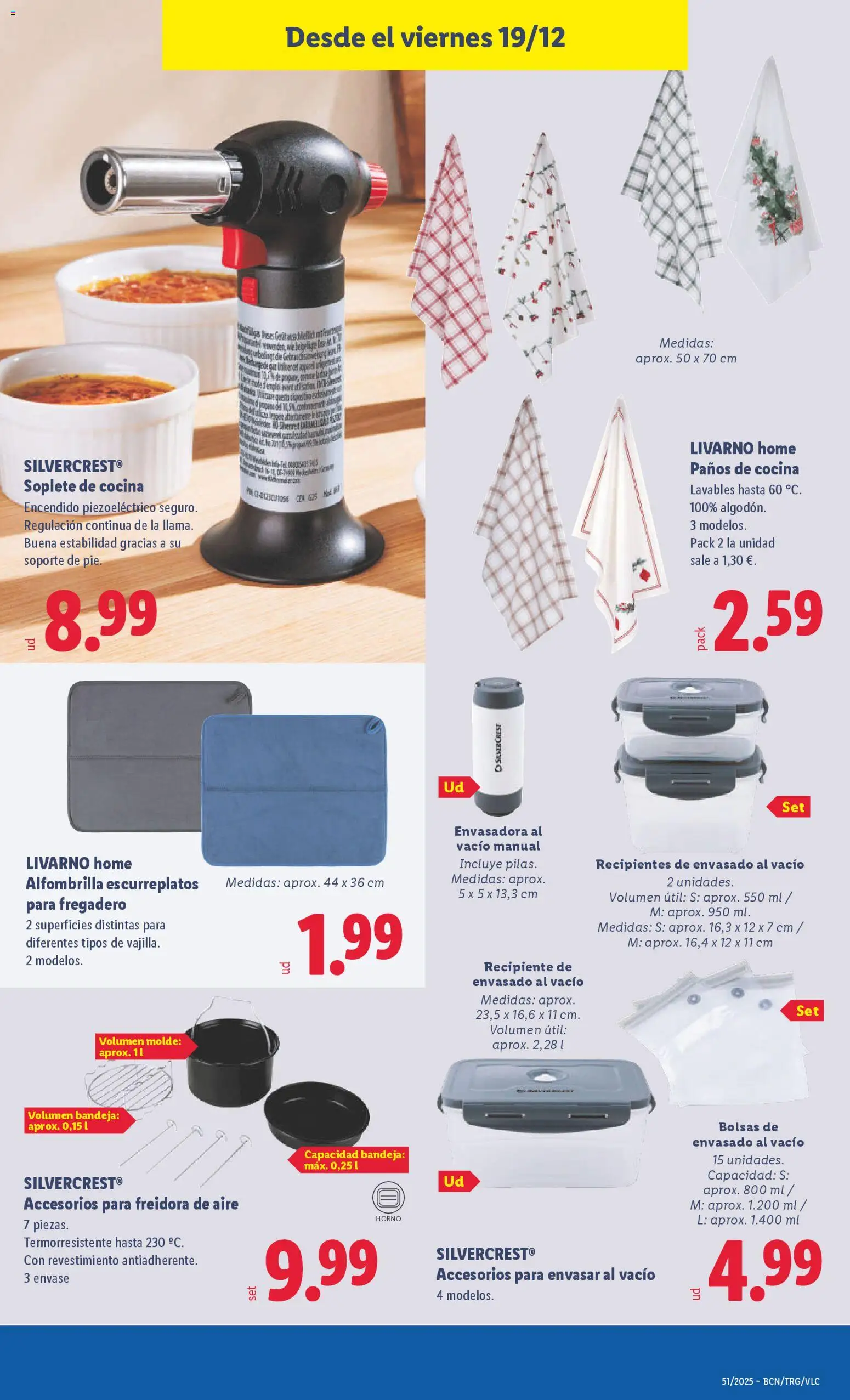 Lidl folleto de bazar │ válido desde el 15.12.2025 | Página: 31 | Productos: Fregadero, Alfombrilla, Horno, Freidora