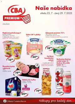 Náhled letáku CBA leták - Premium od 23.07.2025