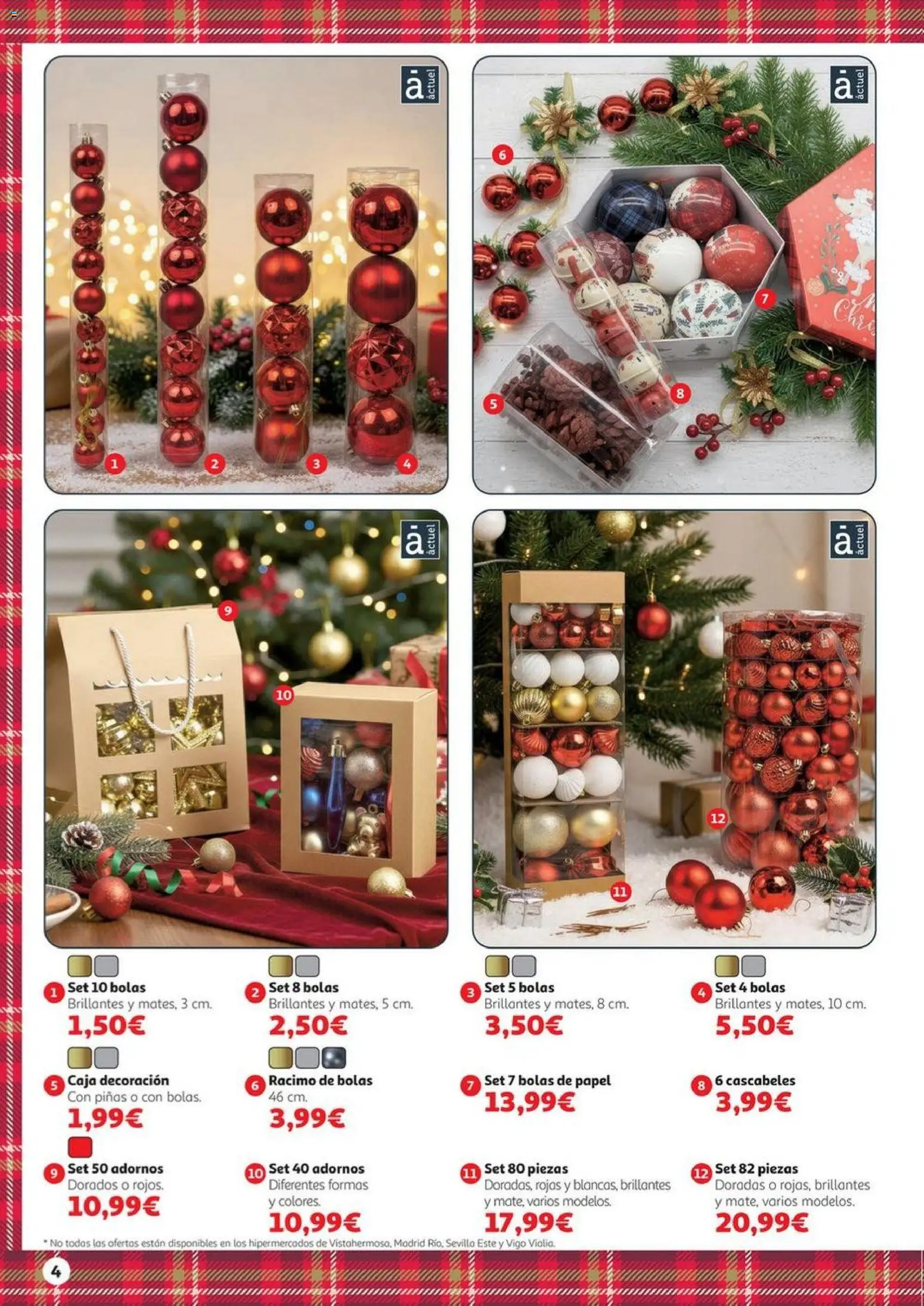 Alcampo - Decoración Navidad HG │ válido desde el 06.11.2025 | Página: 4 | Productos: Caja