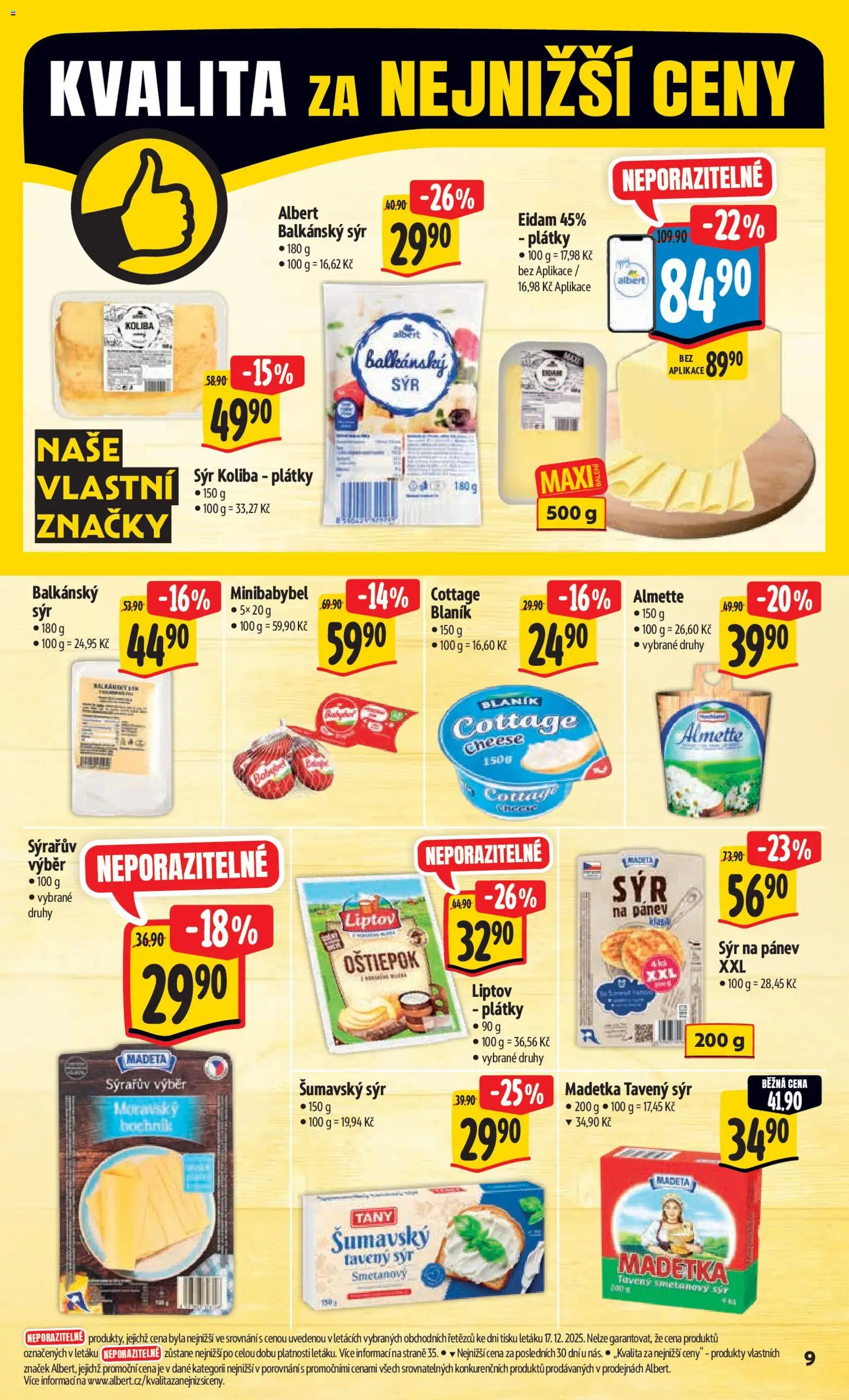 Albert leták - Hypermarket od 02.01.2026 | Strana: 9