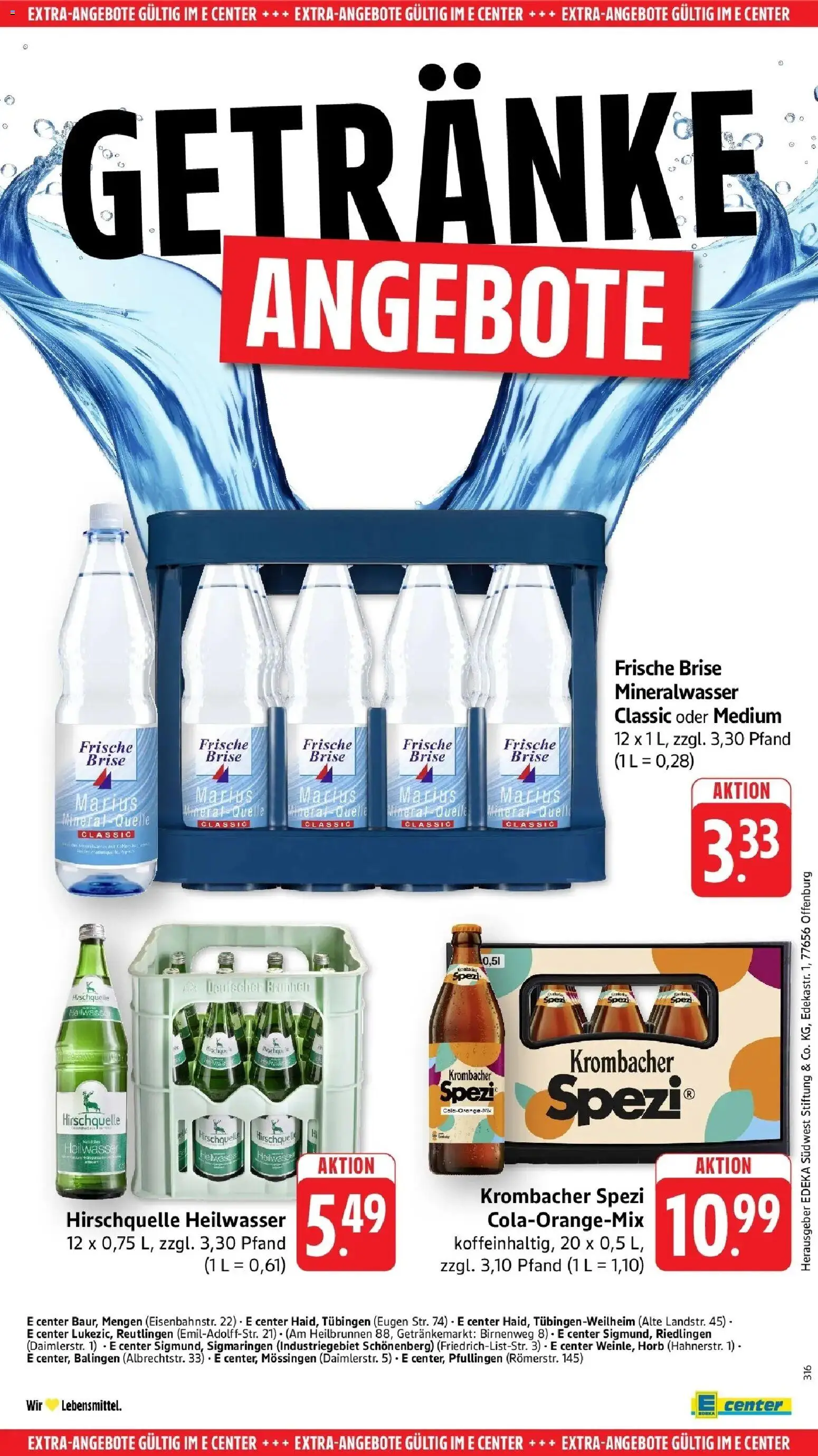 Angebote – gültig ab 27.04.2026 | Seite: 63 | Produkte: Mineralwasser, Krombacher
