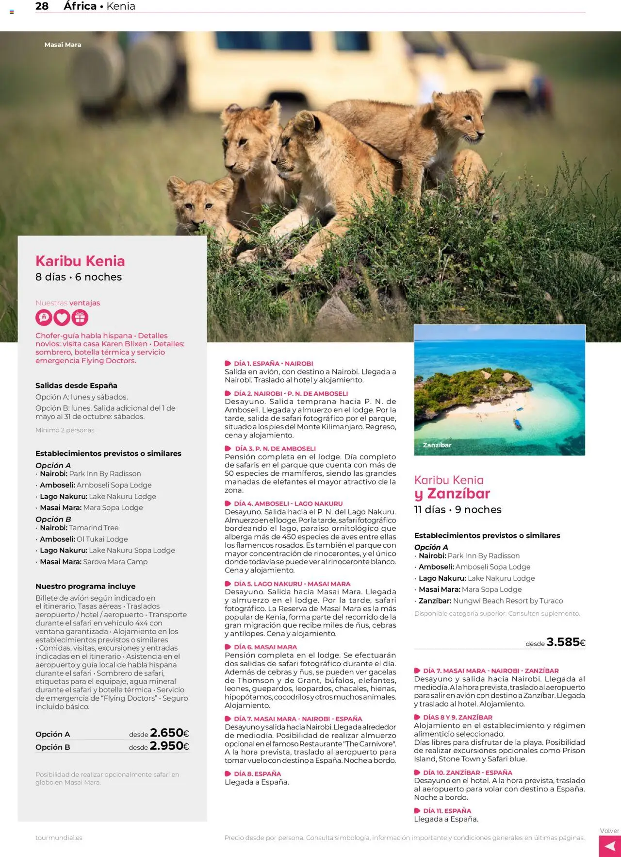 Viajes El Corte Inglés Africa y Oriente Medio │ válido desde el 01.01.2025 | Página: 28 | Productos: Agua mineral