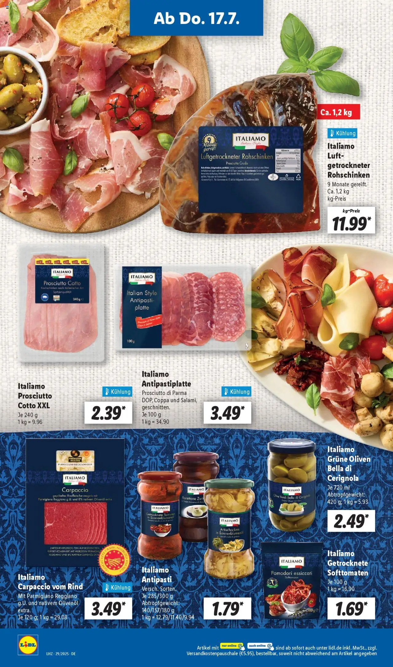 Lidl Prospekt Heppenheim - gültig ab dem 14.07.2025 | Seite: 50 | Produkte: Sonnenblumenol, Olivenol, Tomaten