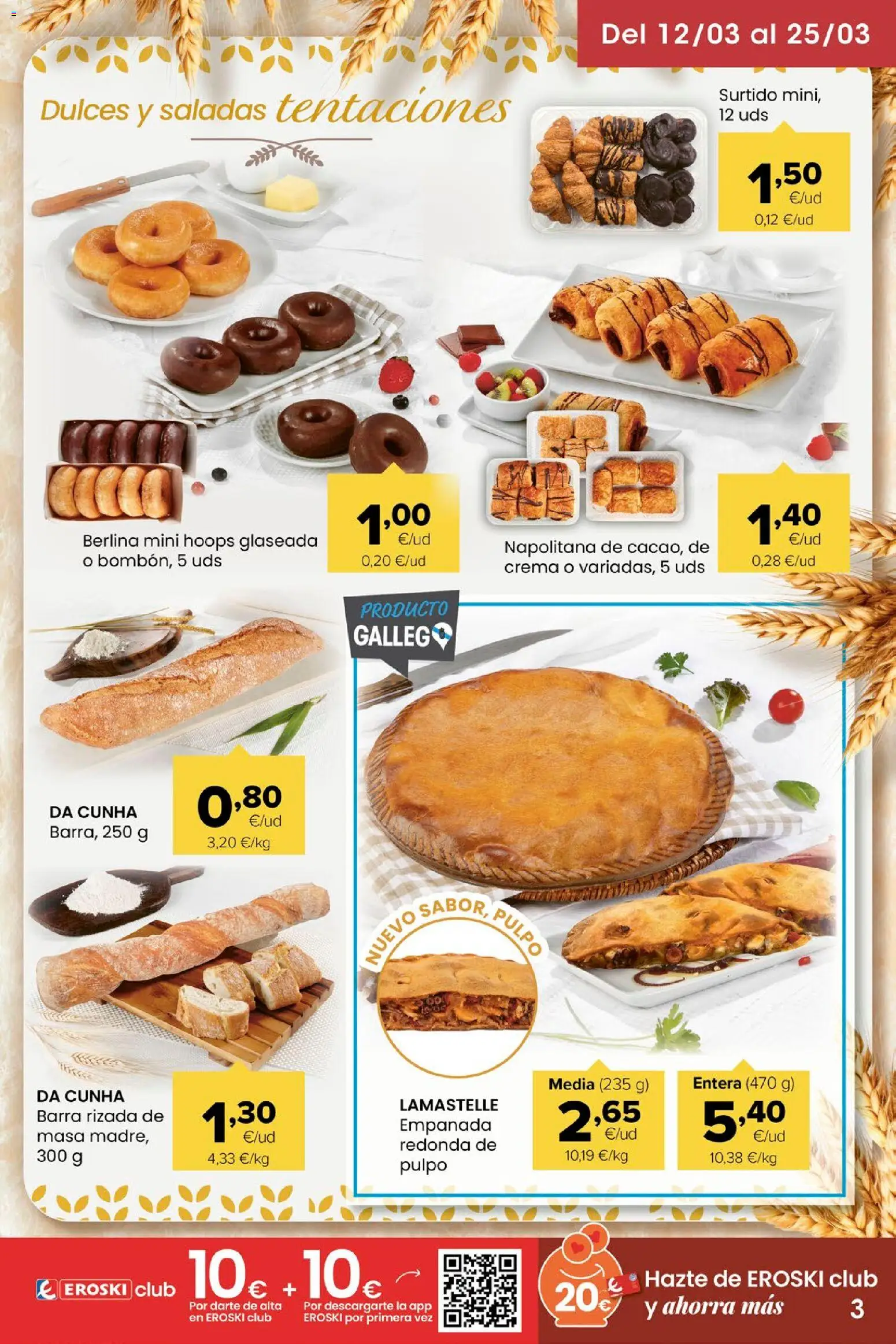 Eroski folleto │ válido desde el 12.03.2026 | Página: 3 | Productos: Crema