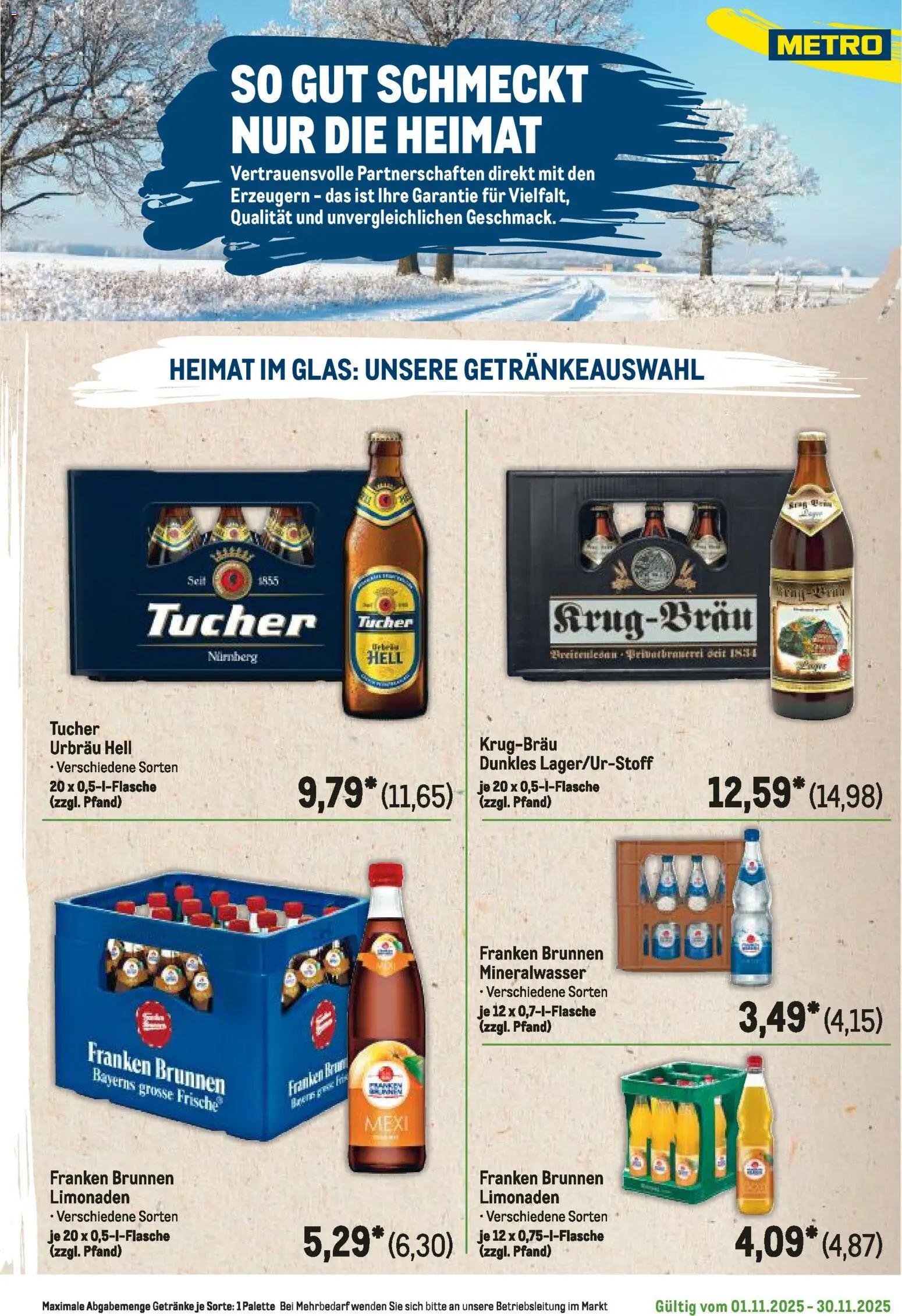 Metro Regionaler Flyer – gültig ab 01.11.2025 | Seite: 109 | Produkte: Mineralwasser
