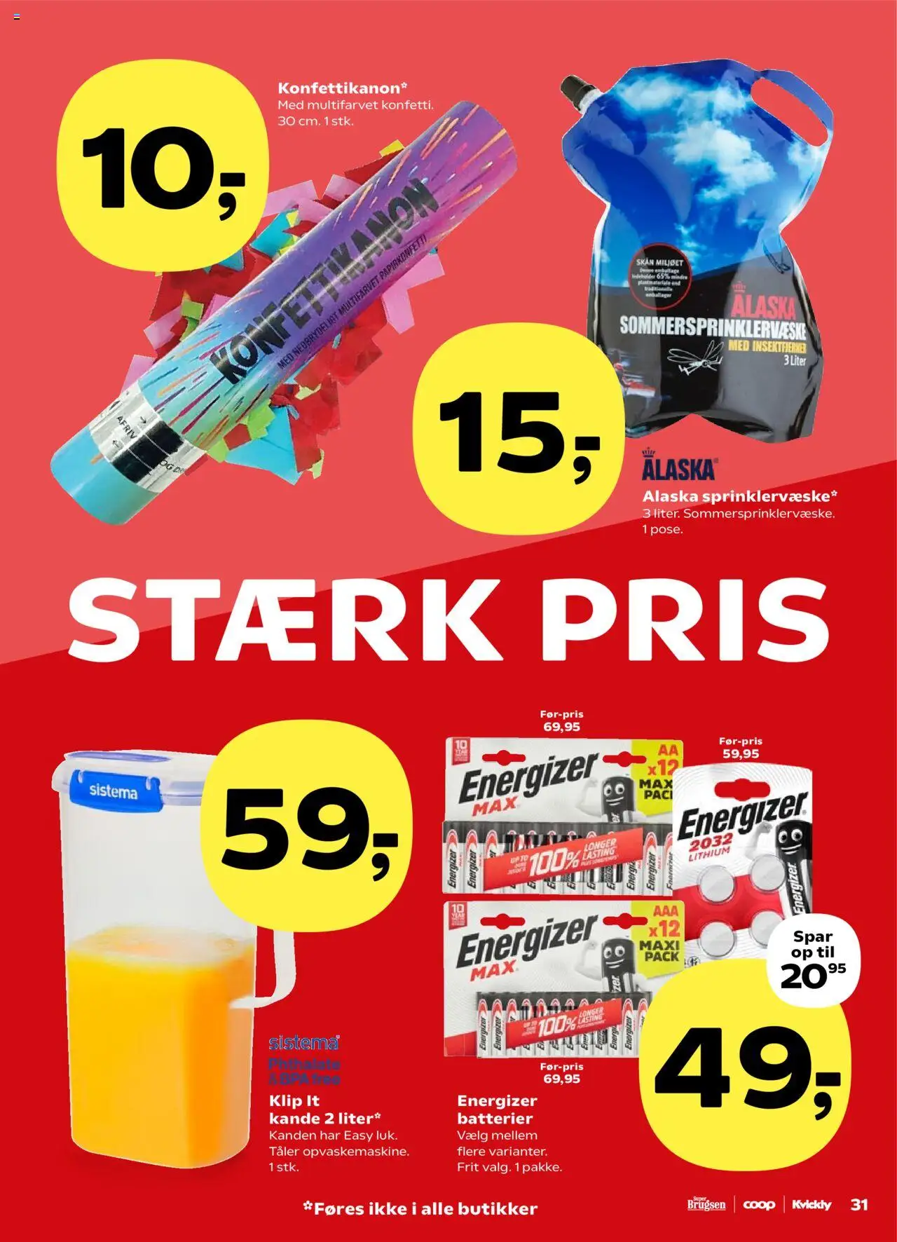 Kvickly Tilbudsavis gyldig fra 06.06.2025 | Side: 31 | Produkter: Batterier