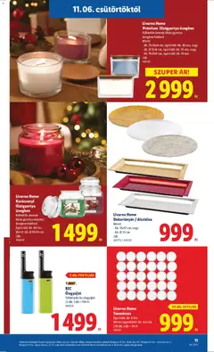 Lidl - Ünnepi dekorációs katalógus - amely érvényes a következő dátumtól: 06.11.2025 | Oldal: 11