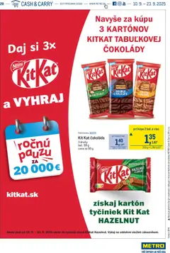 Metro leták platný od 10.09.2025