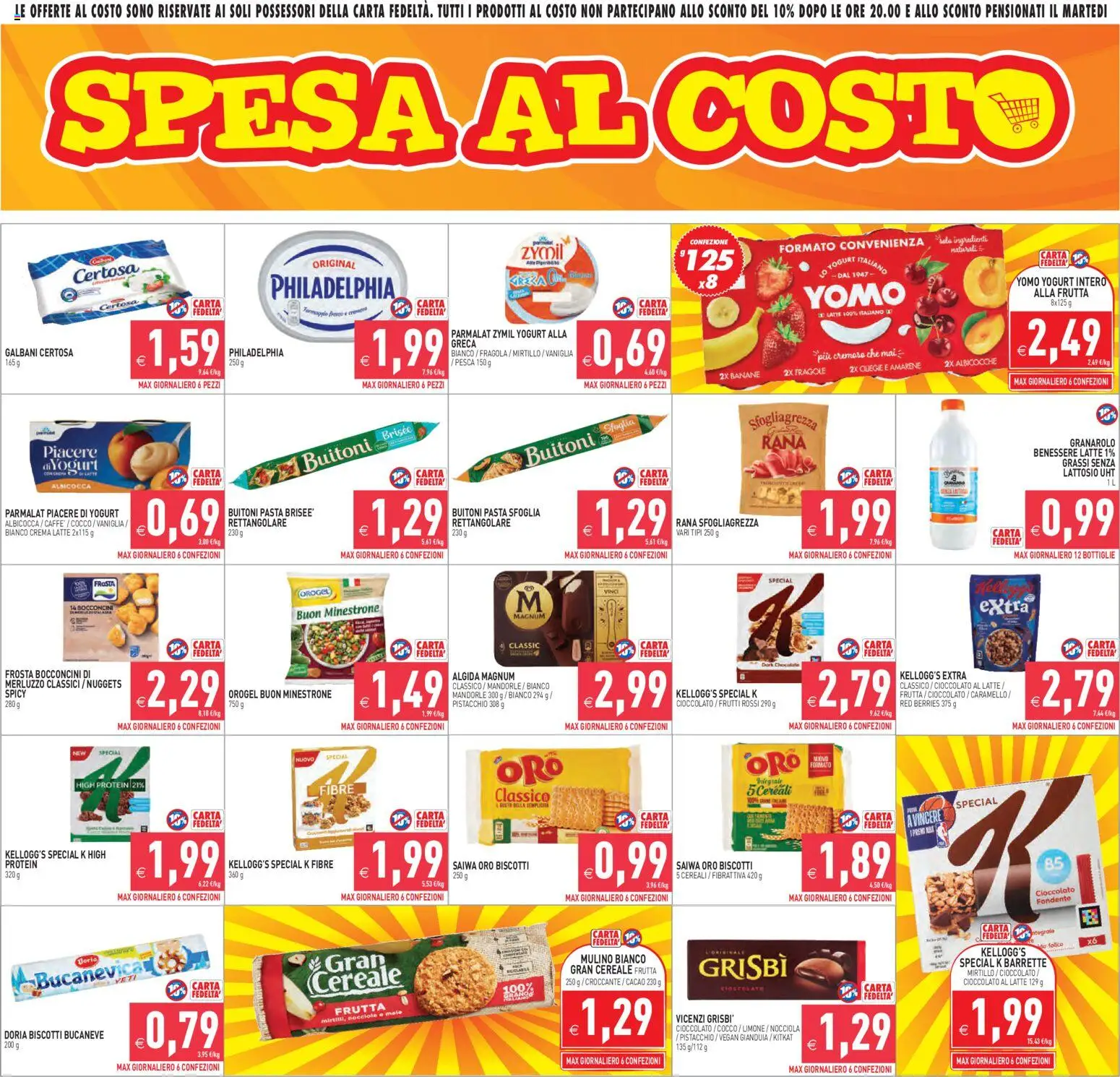 Volantino PIM Supermercati del 19.11.2025 | Pagina: 2 | Prodotti: Biscotti, Frutta, Limone, Pasta