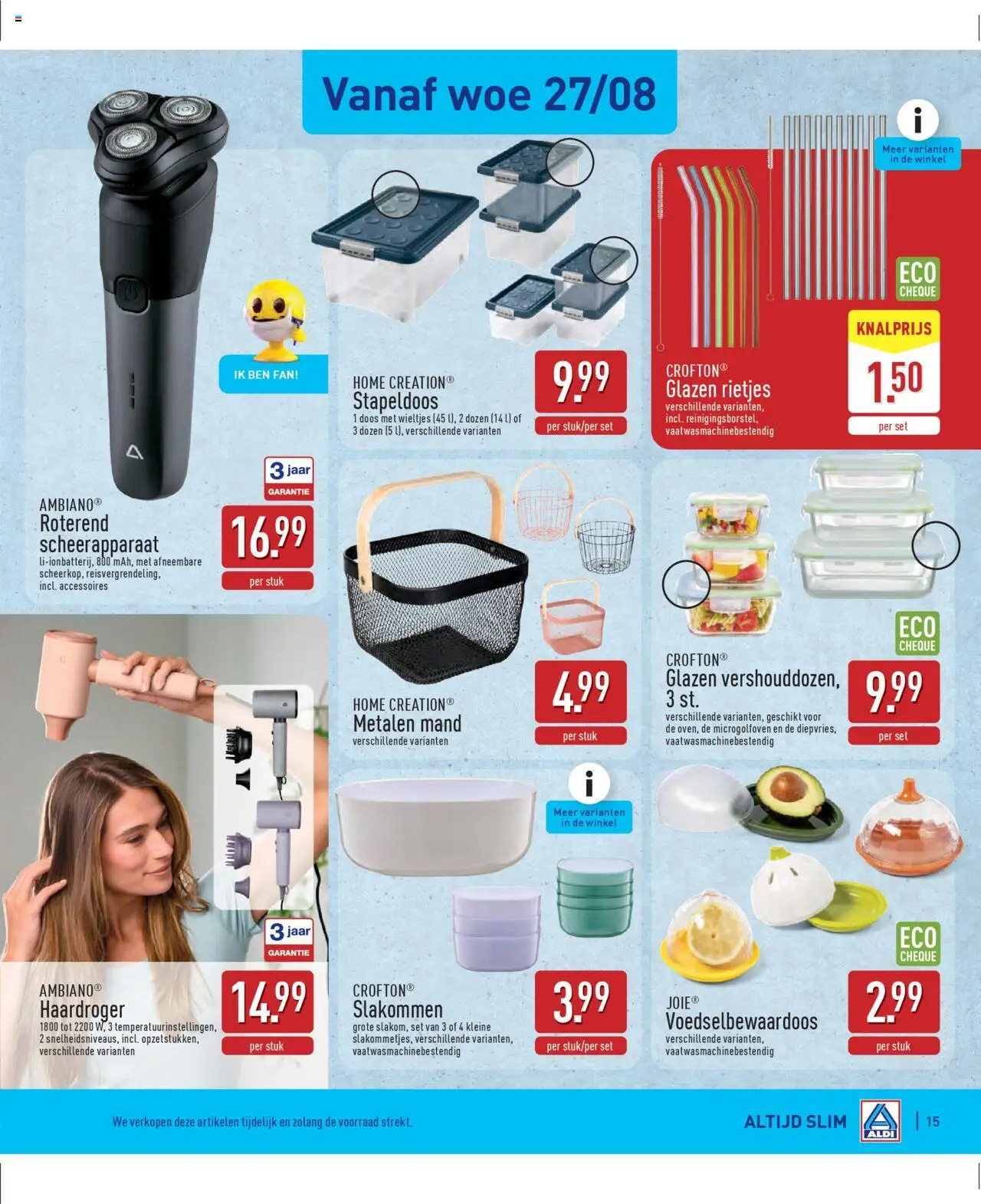  | Pagina: 15 | Producten: Scheerapparaat, Mand, Haardroger
